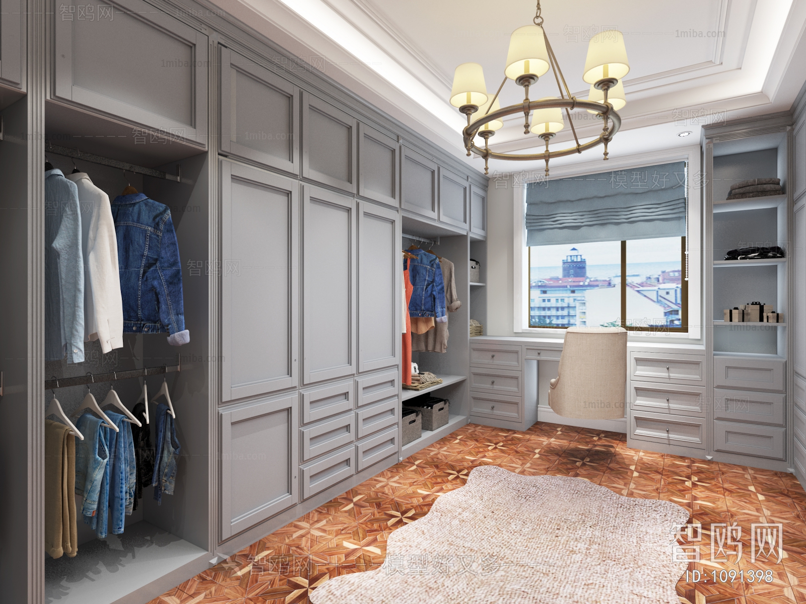 Modern Clothes Storage Area