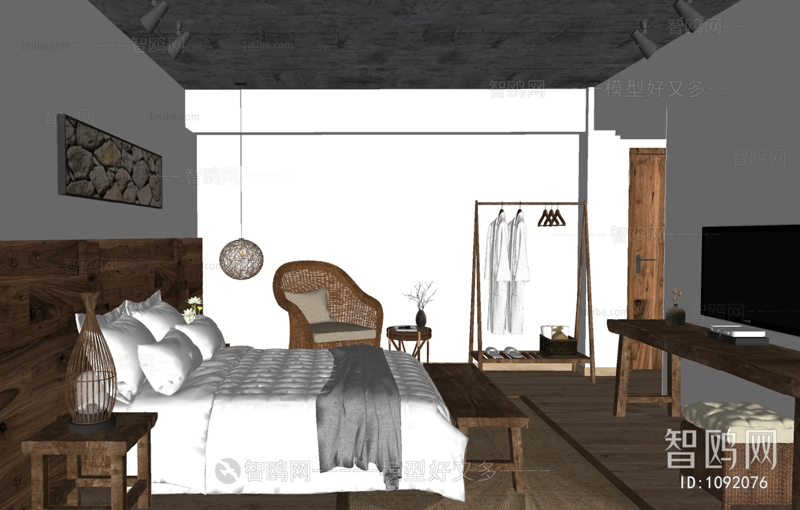 New Chinese Style Guest Room