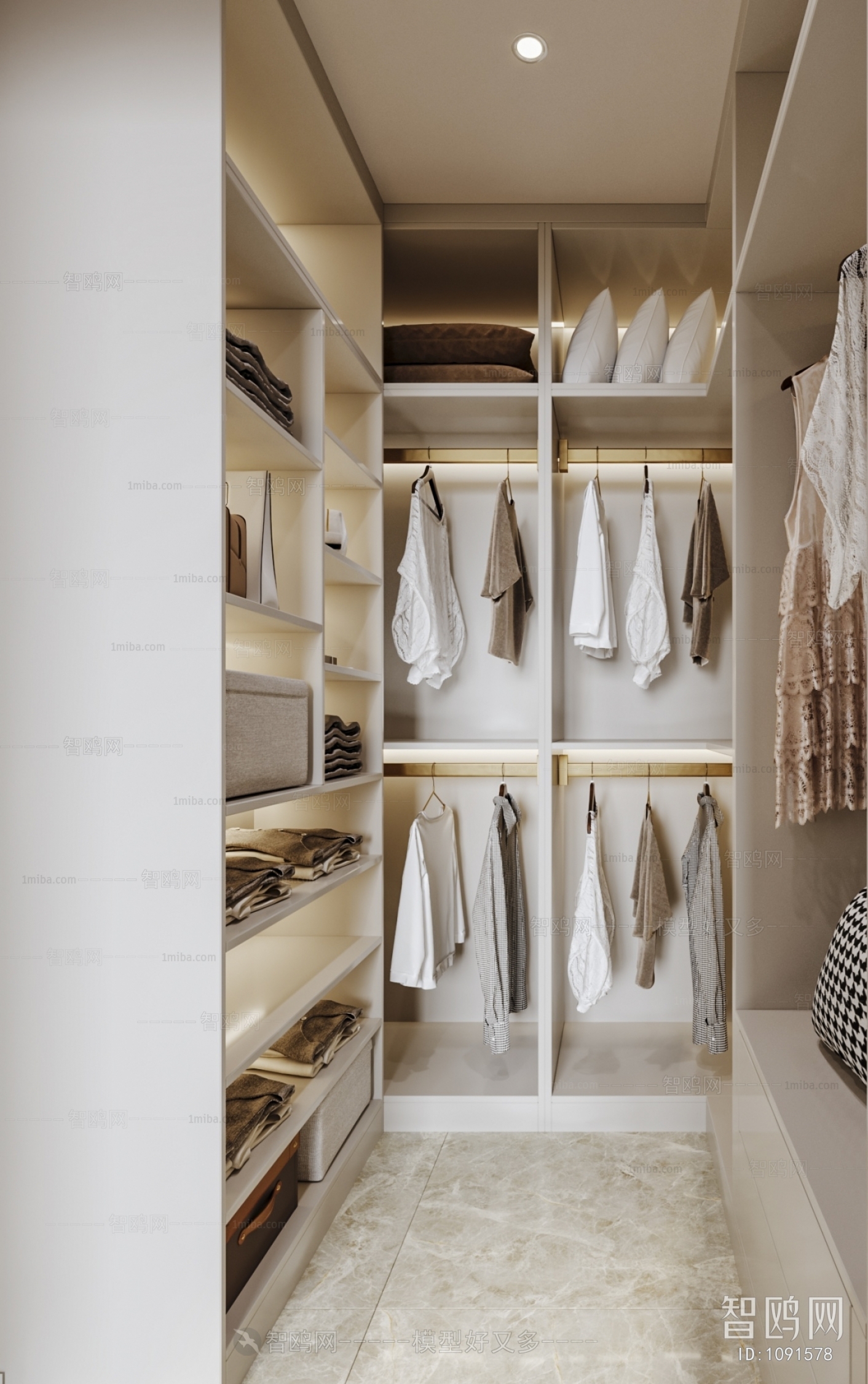 Modern Clothes Storage Area