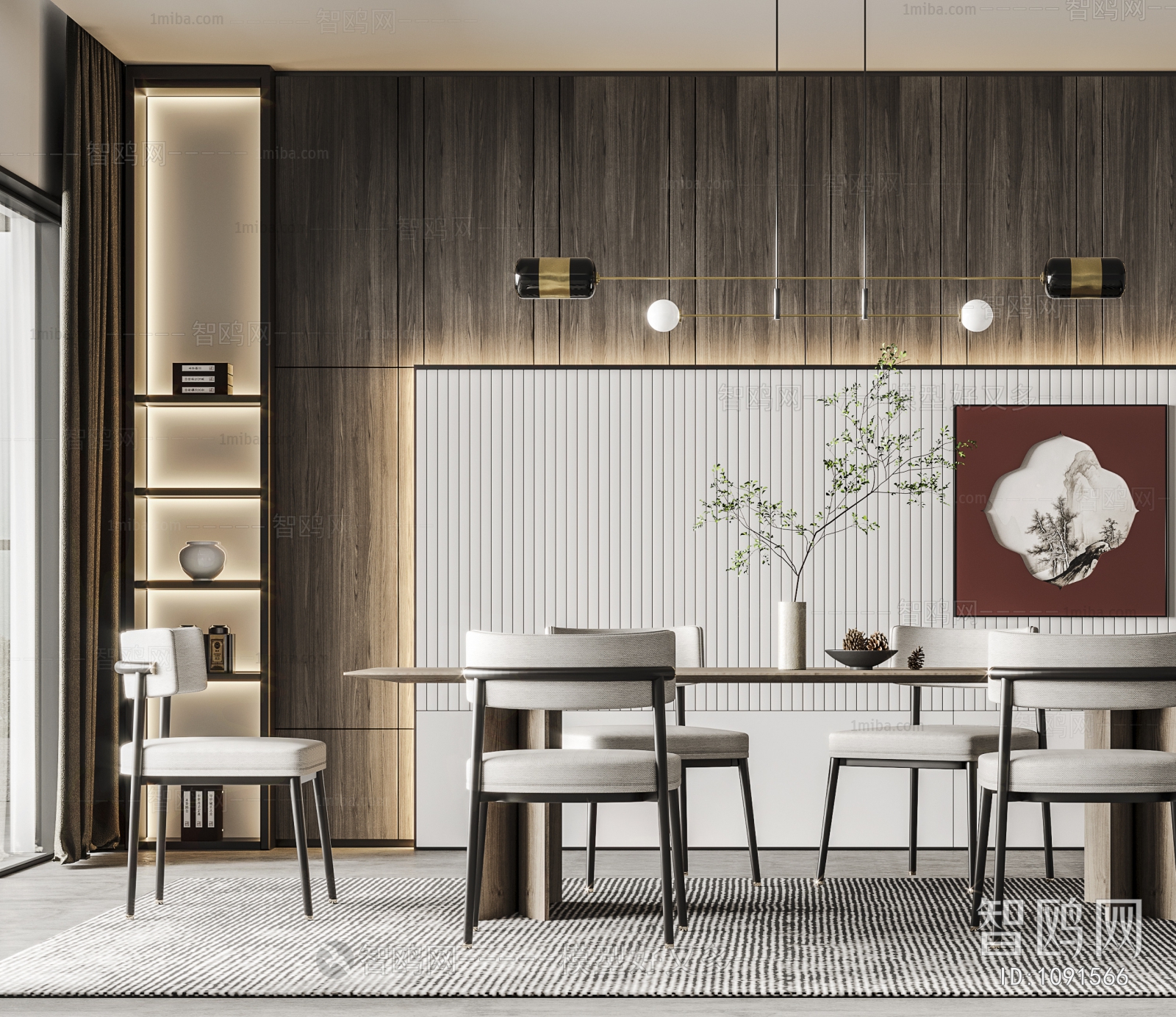 New Chinese Style Dining Room