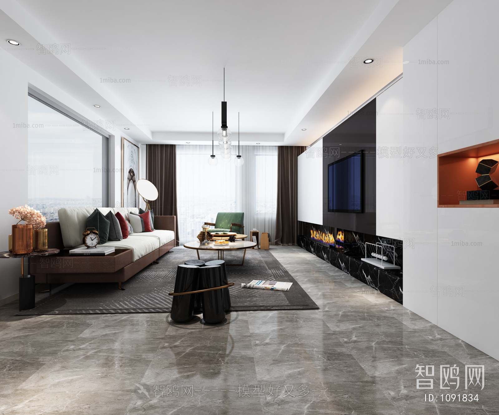 Modern A Living Room