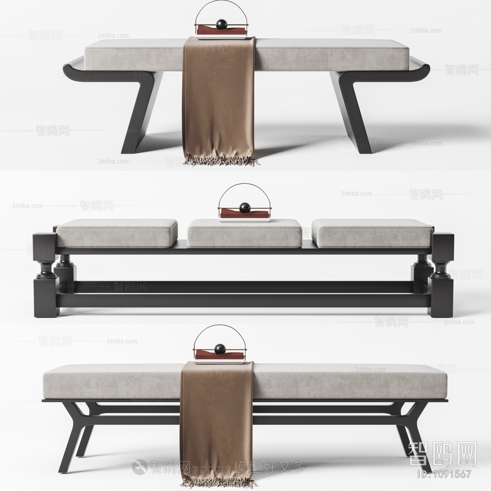 New Chinese Style Bench