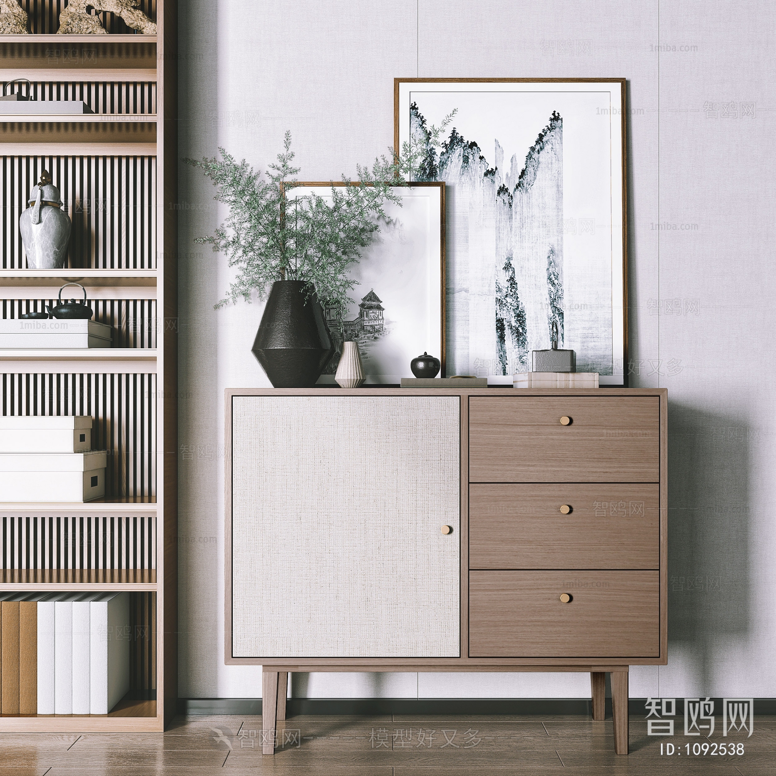 New Chinese Style Side Cabinet/Entrance Cabinet