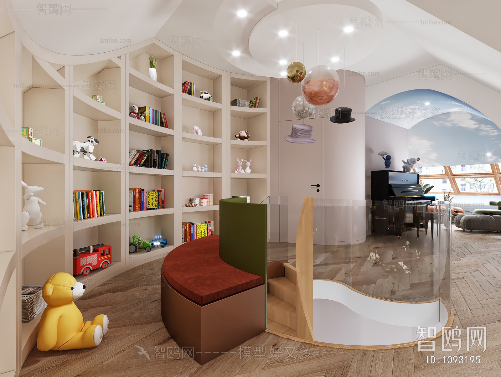 Modern Children's Room Activity Room