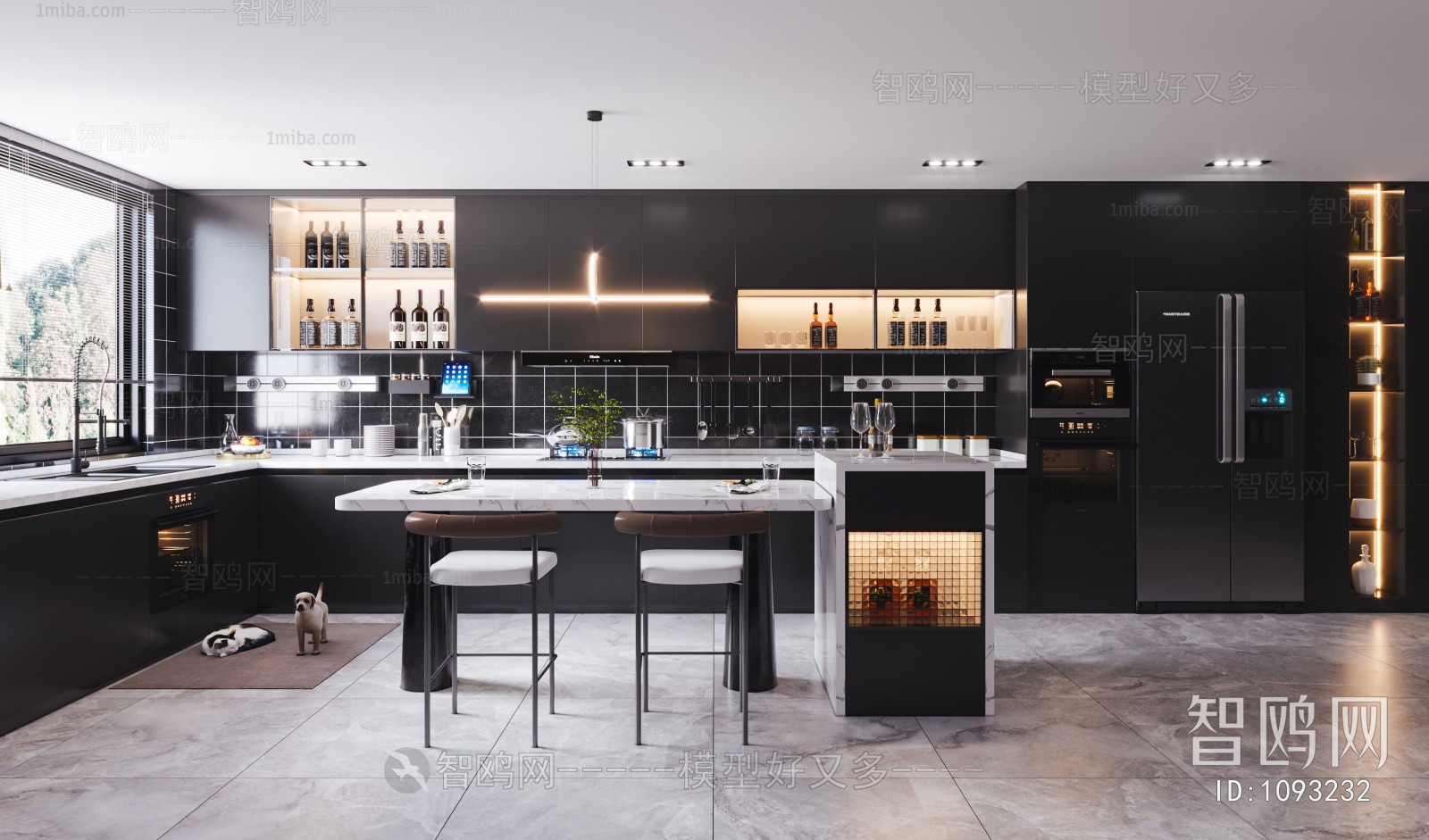 Modern Open Kitchen