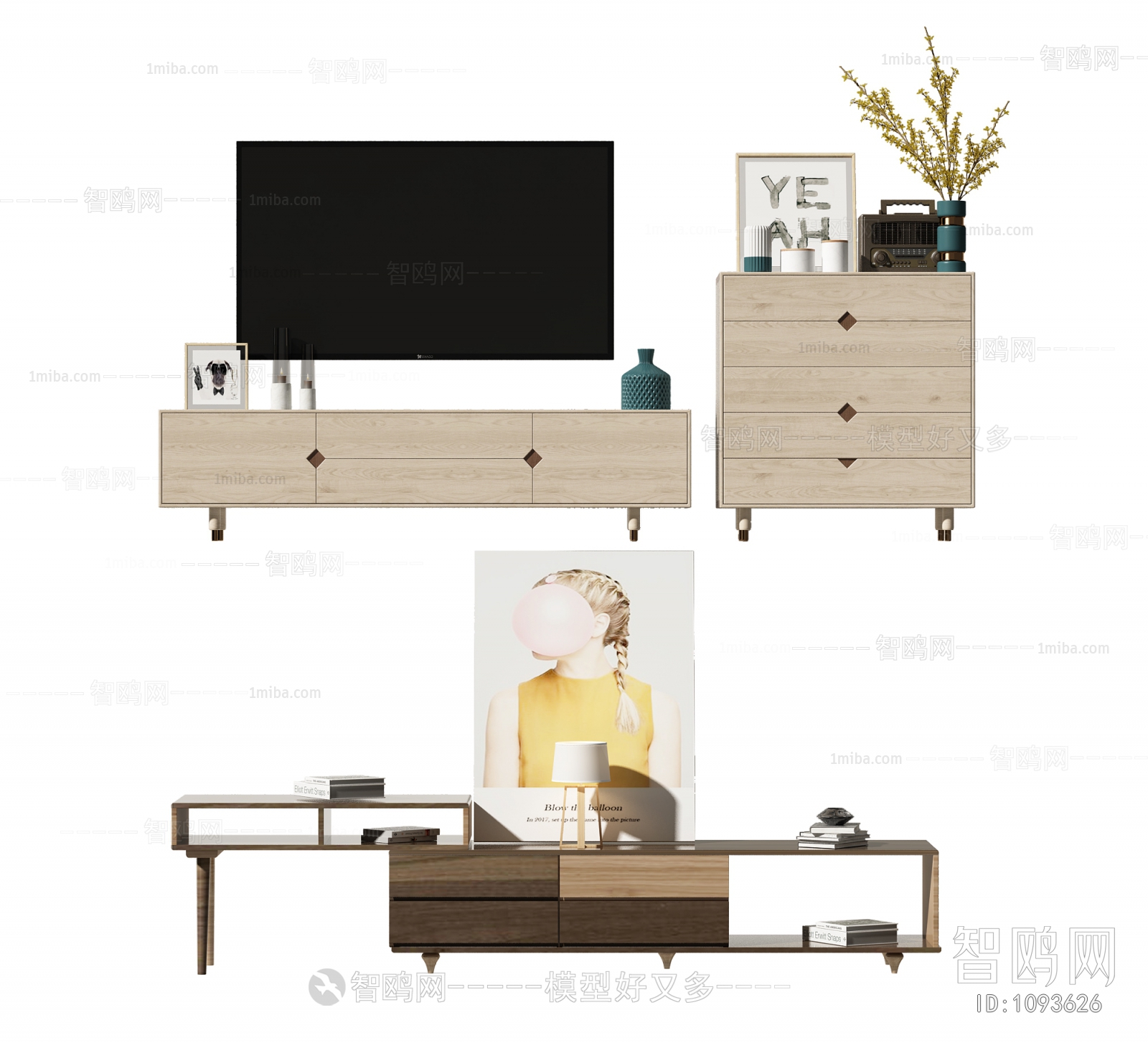 Nordic Style TV Cabinet