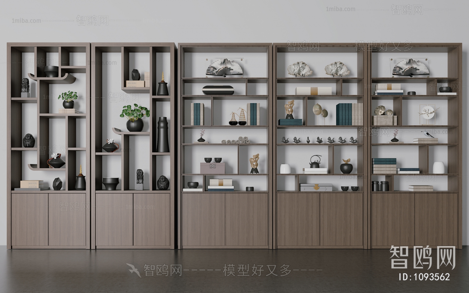 New Chinese Style Bookcase