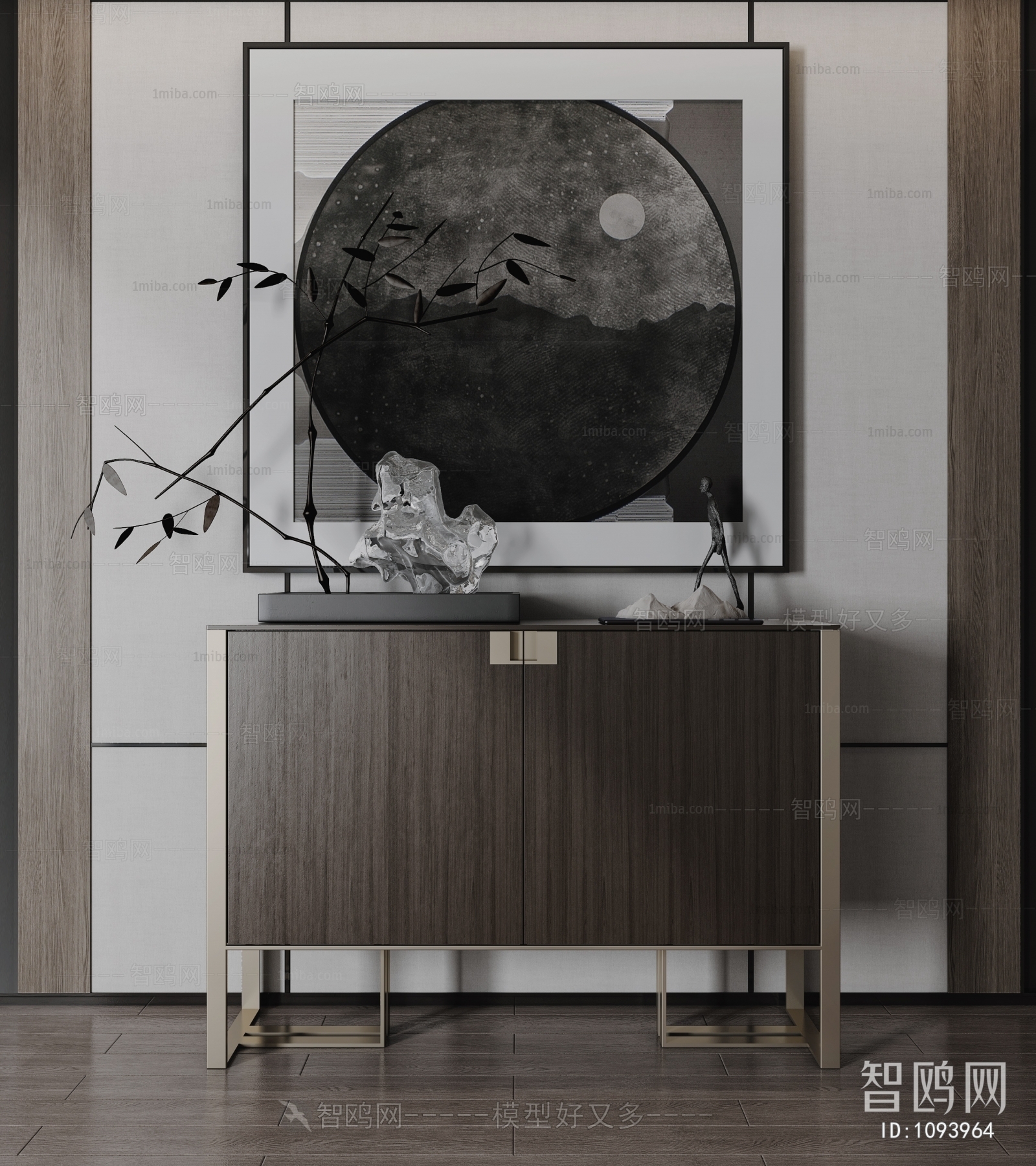 New Chinese Style Side Cabinet/Entrance Cabinet