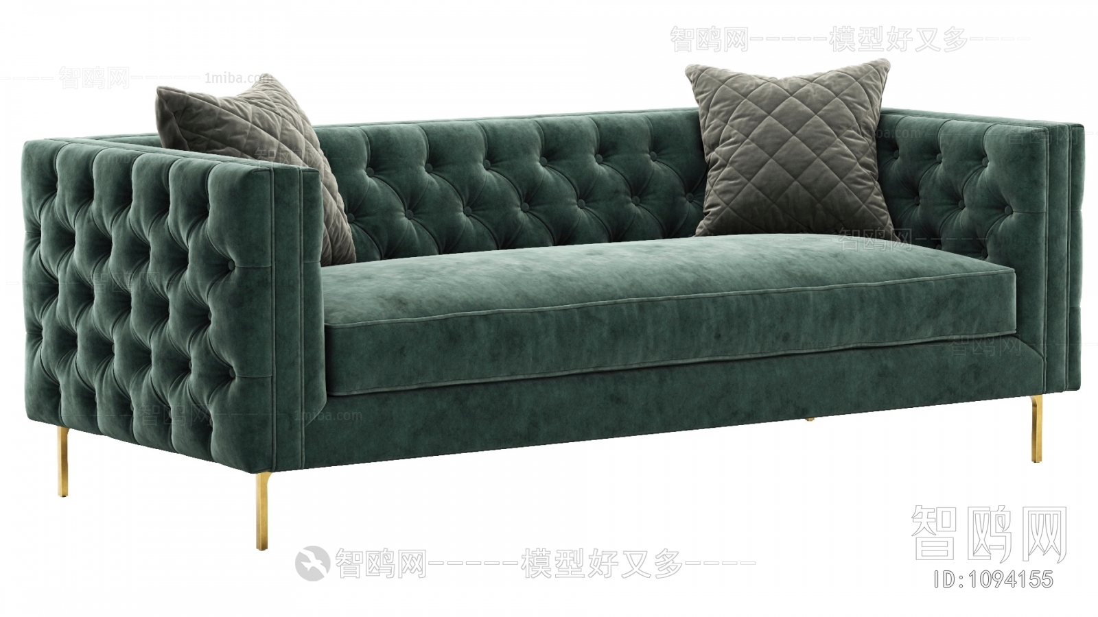 Simple European Style A Sofa For Two