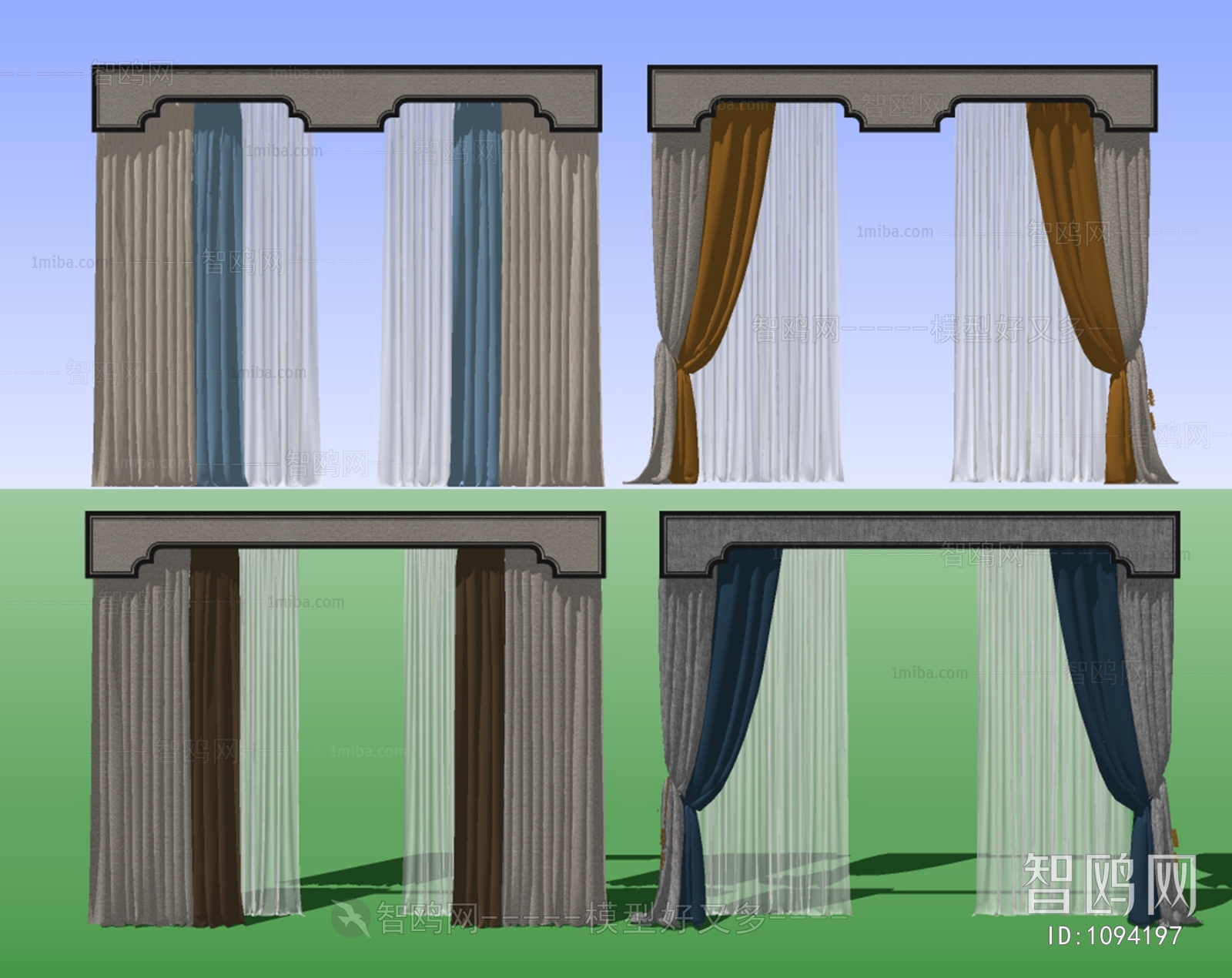 New Chinese Style The Curtain