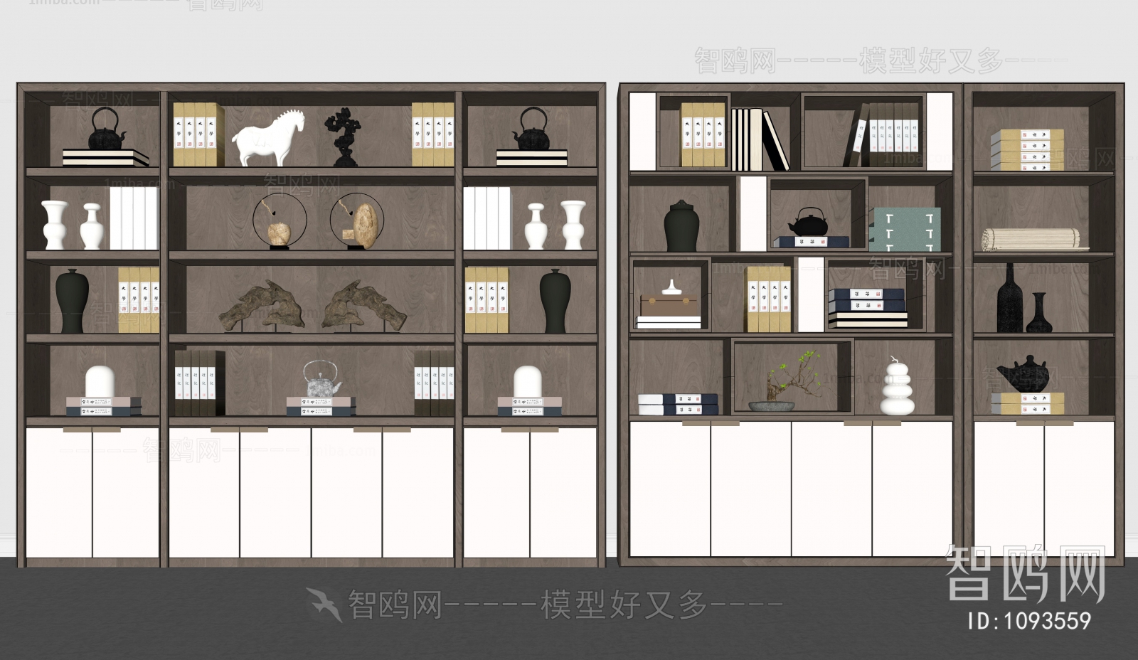 New Chinese Style Bookcase