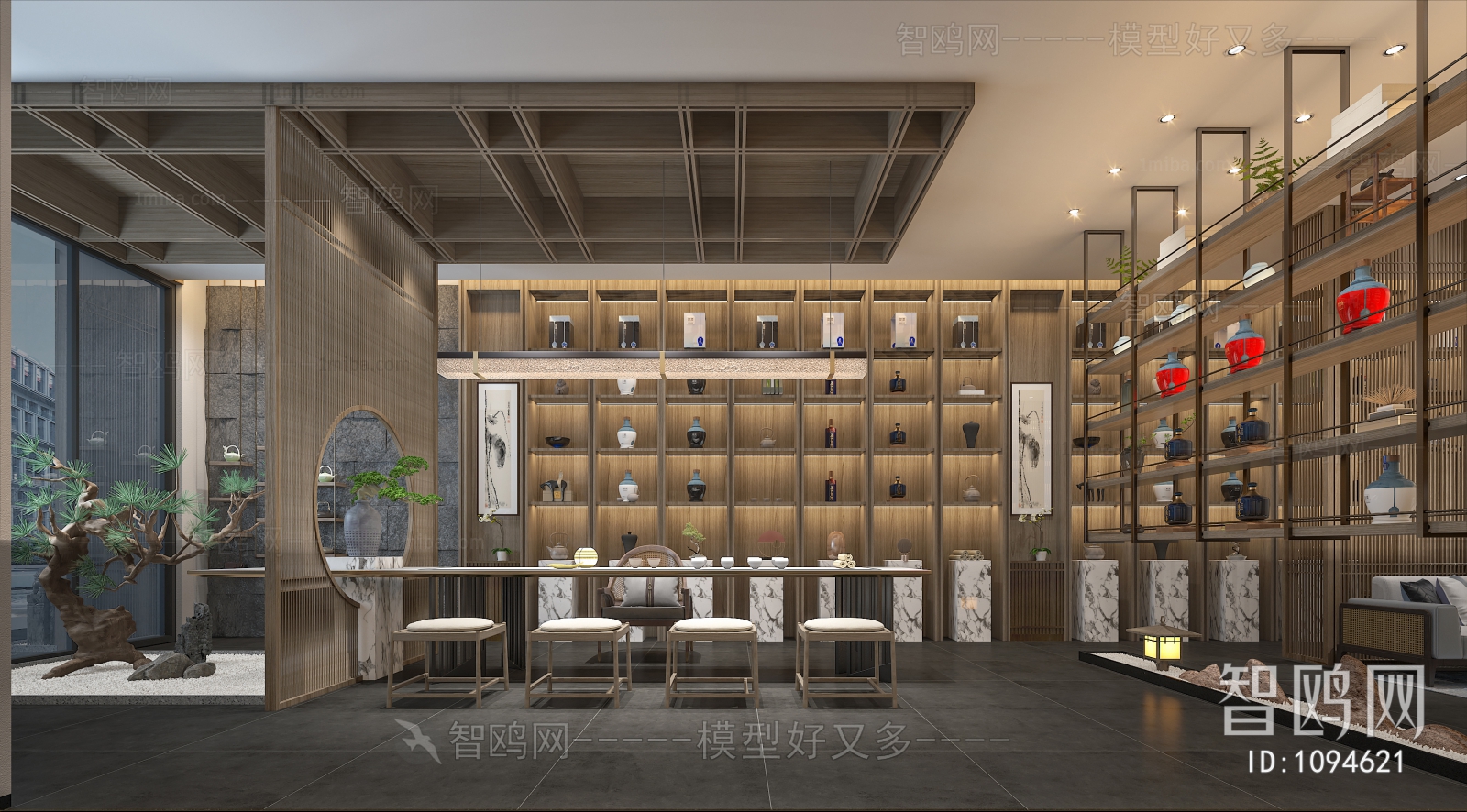 New Chinese Style Teahouse Tea House