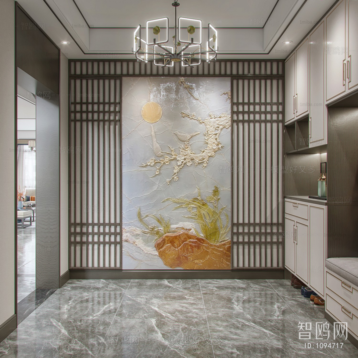 New Chinese Style Hallway