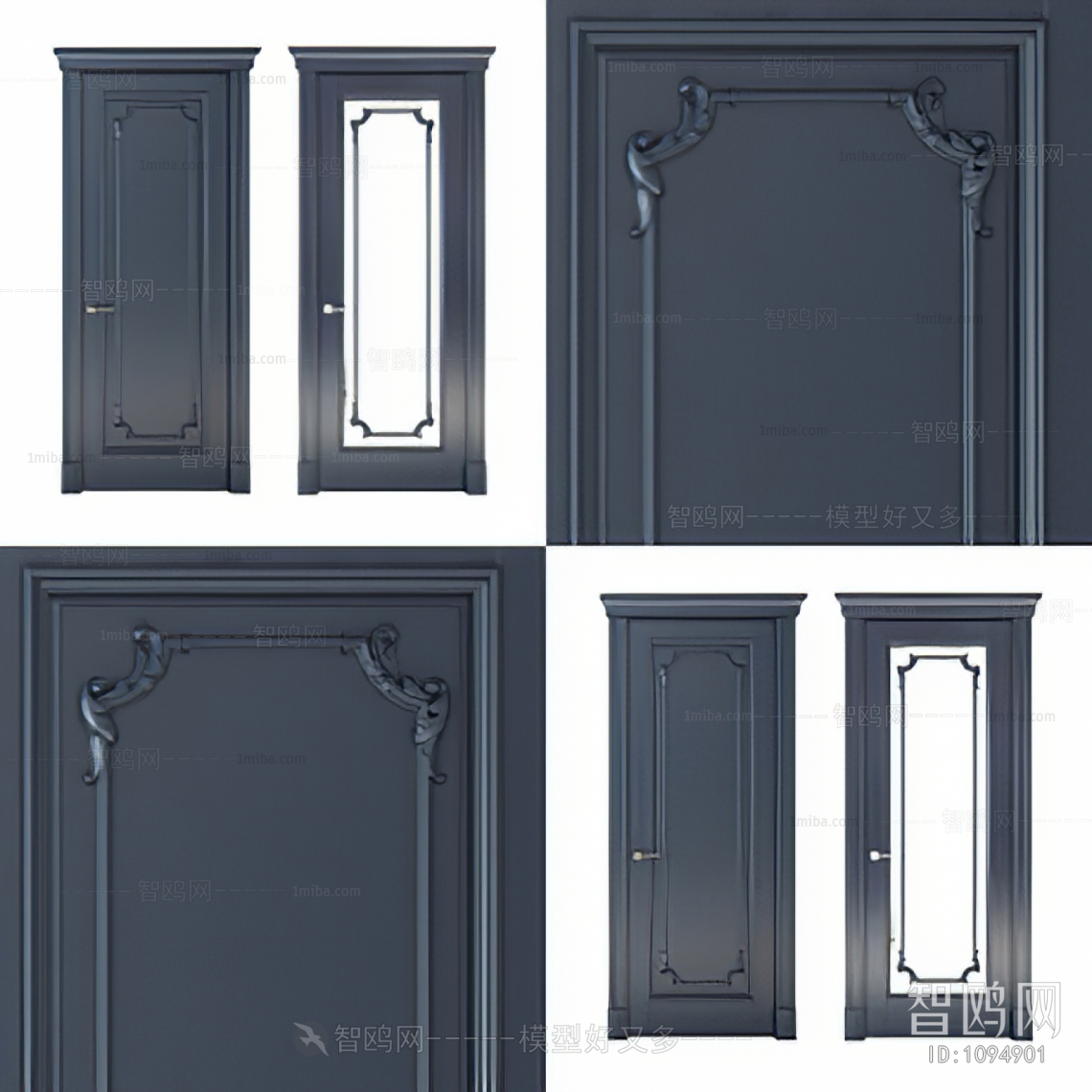 Simple European Style Door