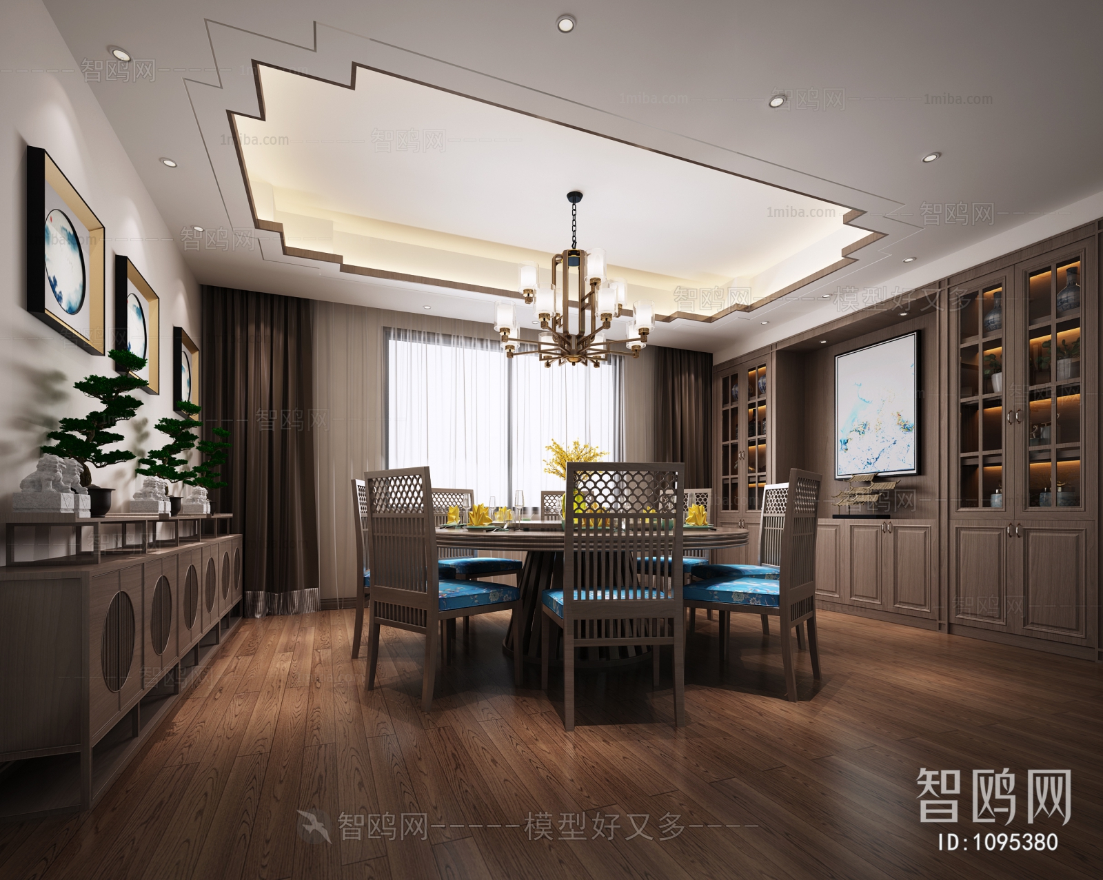 New Chinese Style Dining Room