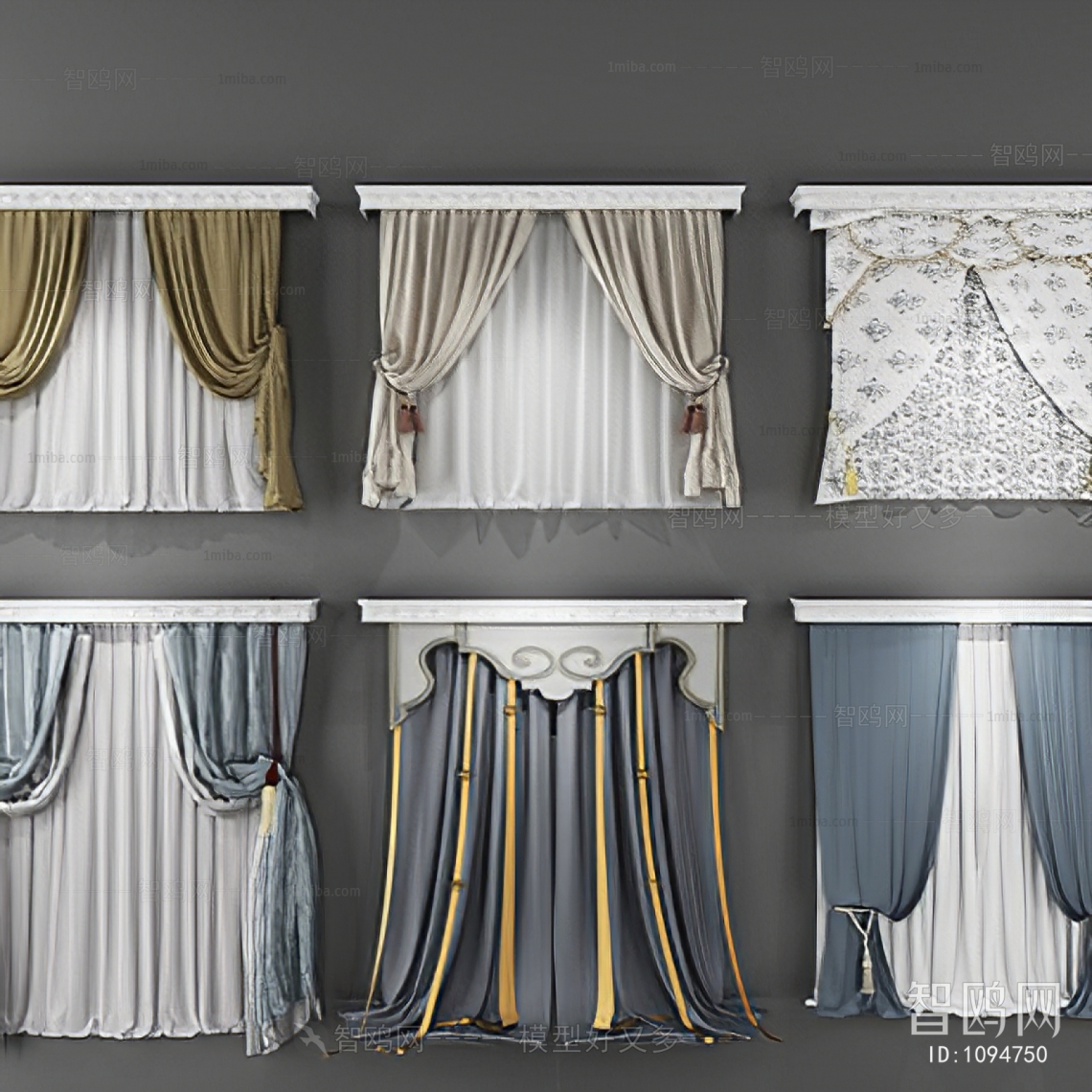 Simple European Style The Curtain