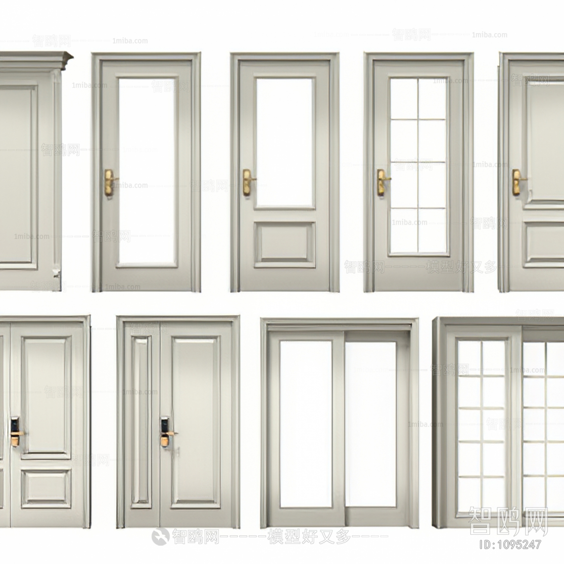 Simple European Style Door