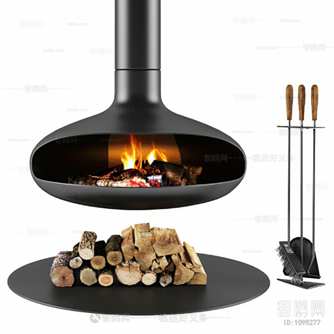 Industrial Style Fireplace