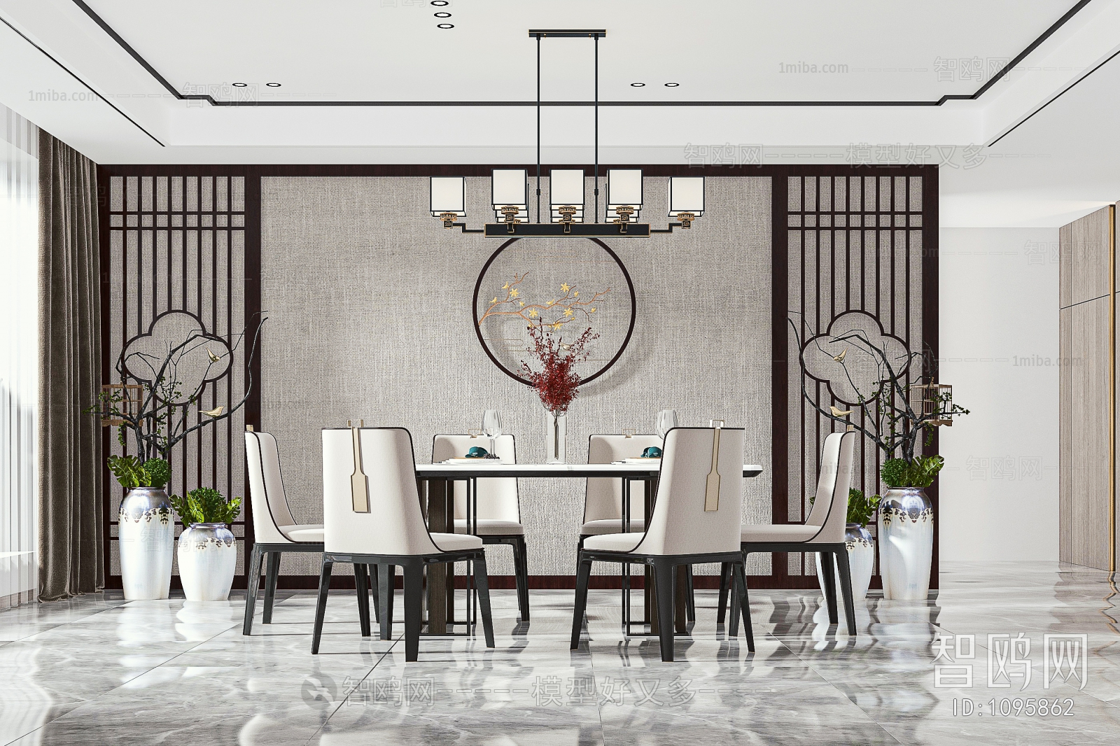 New Chinese Style Dining Room