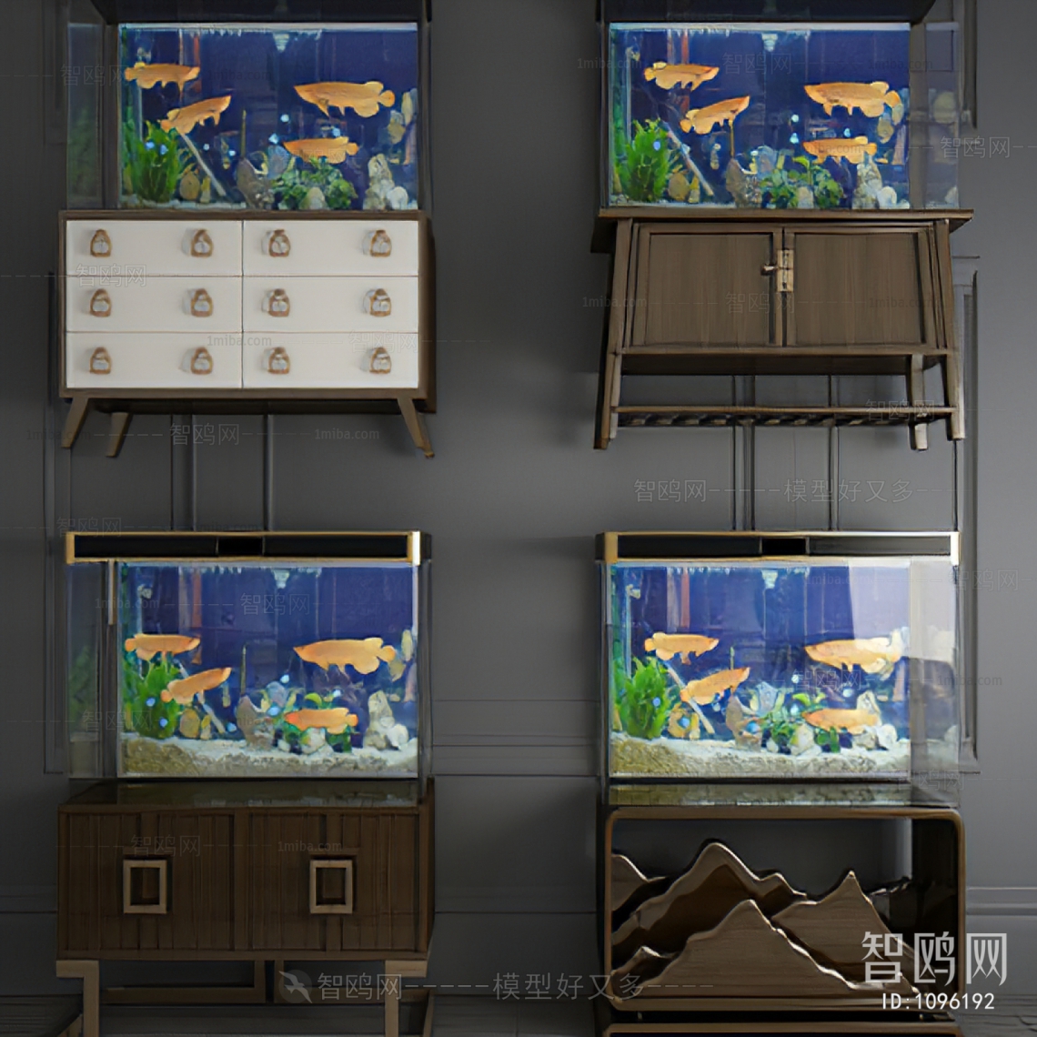 New Chinese Style Fish Tank