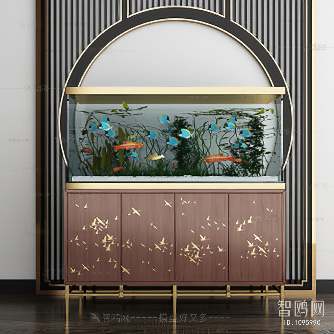 New Chinese Style Fish Tank