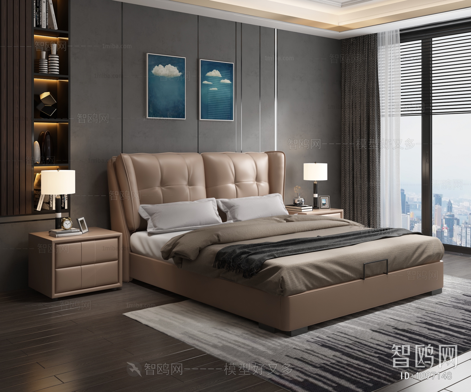 Modern Double Bed