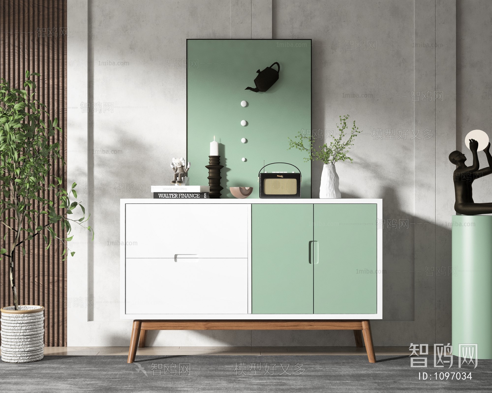 Nordic Style Side Cabinet/Entrance Cabinet