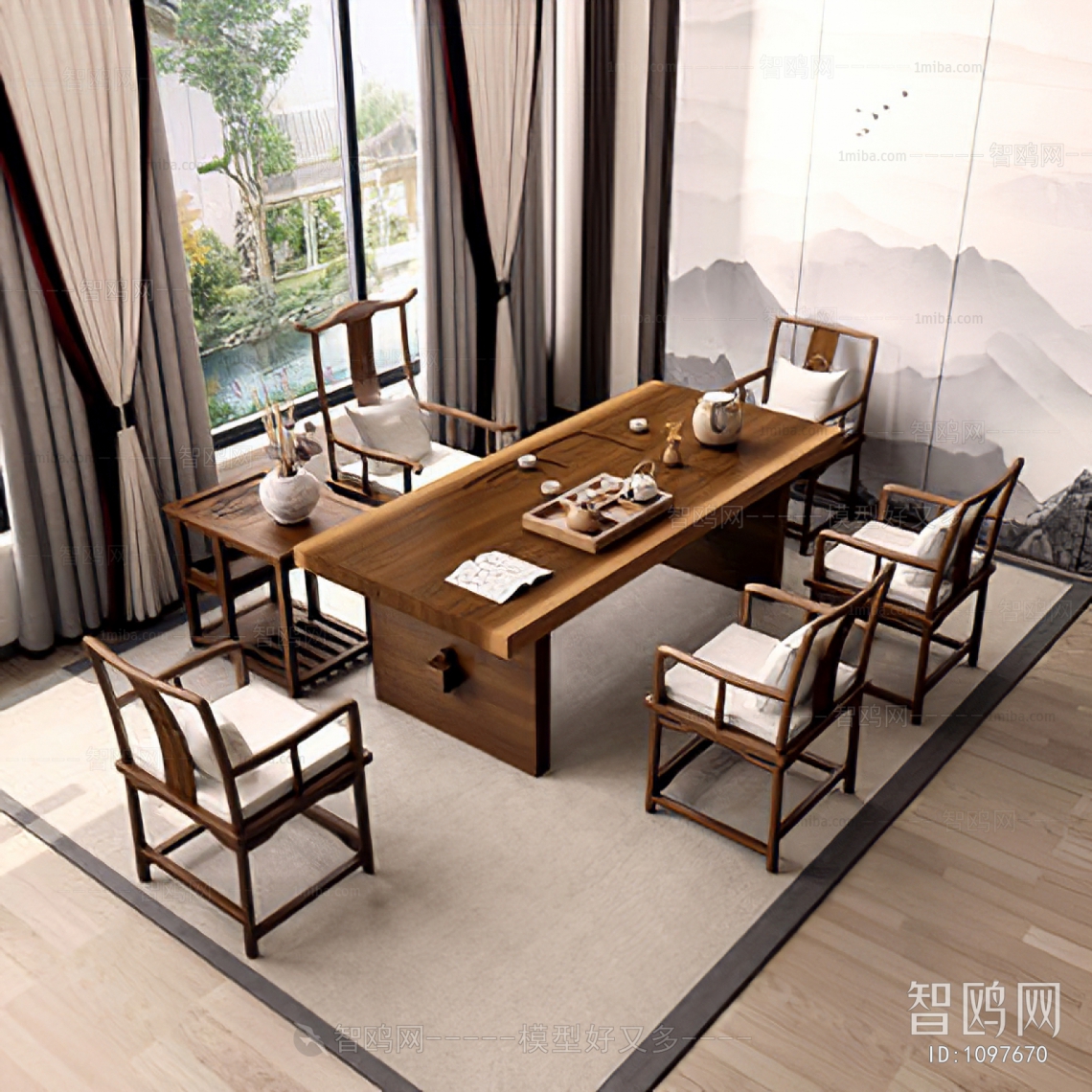 New Chinese Style Tea Tables And Chairs