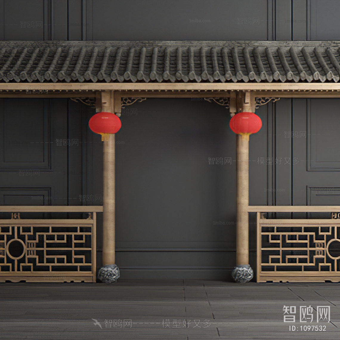 New Chinese Style Facade Element