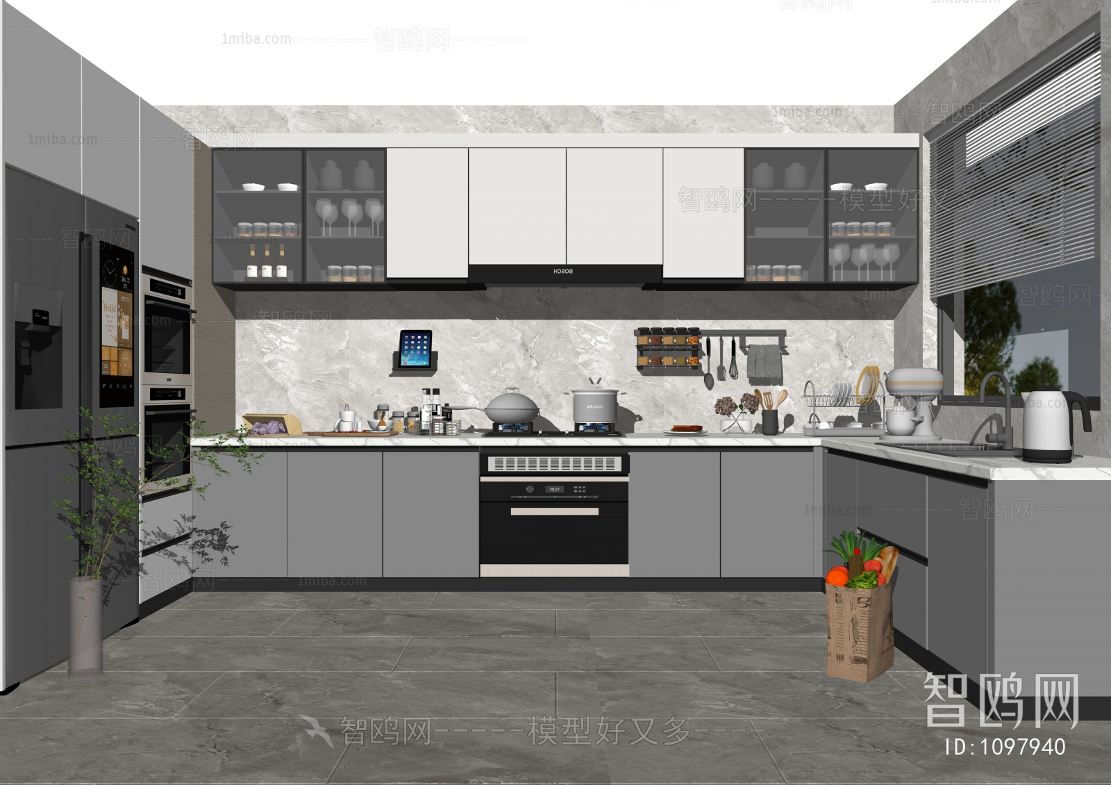 Modern The Kitchen