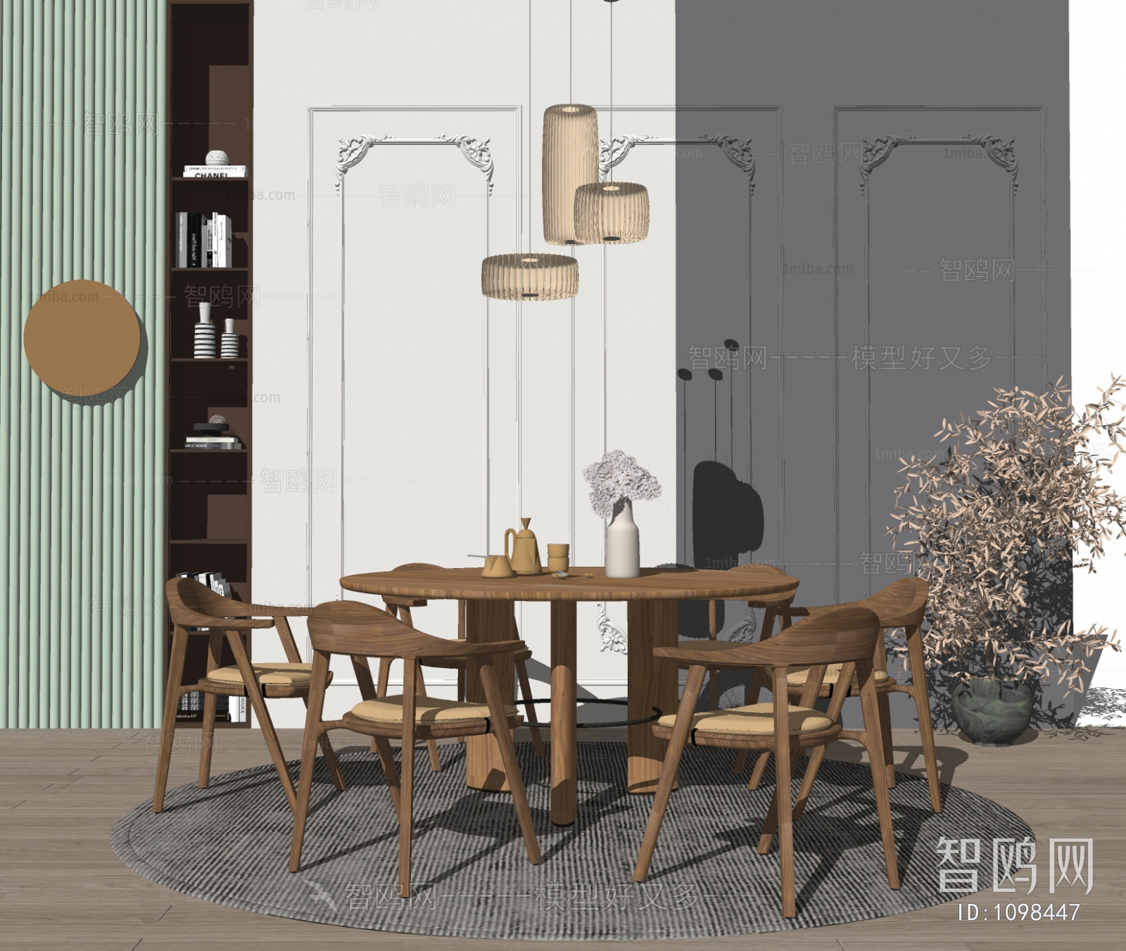 Nordic Style Dining Table And Chairs