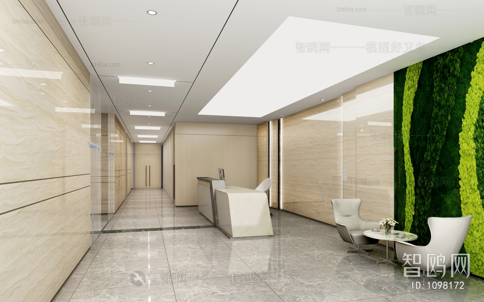 Modern Corridor/elevator Hall