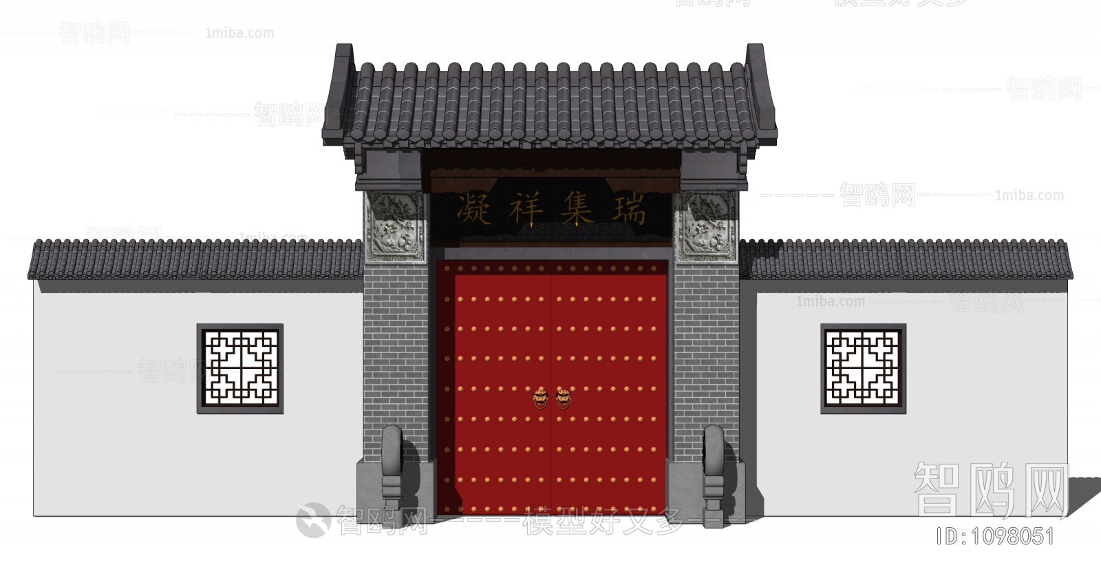 Chinese Style Building Component