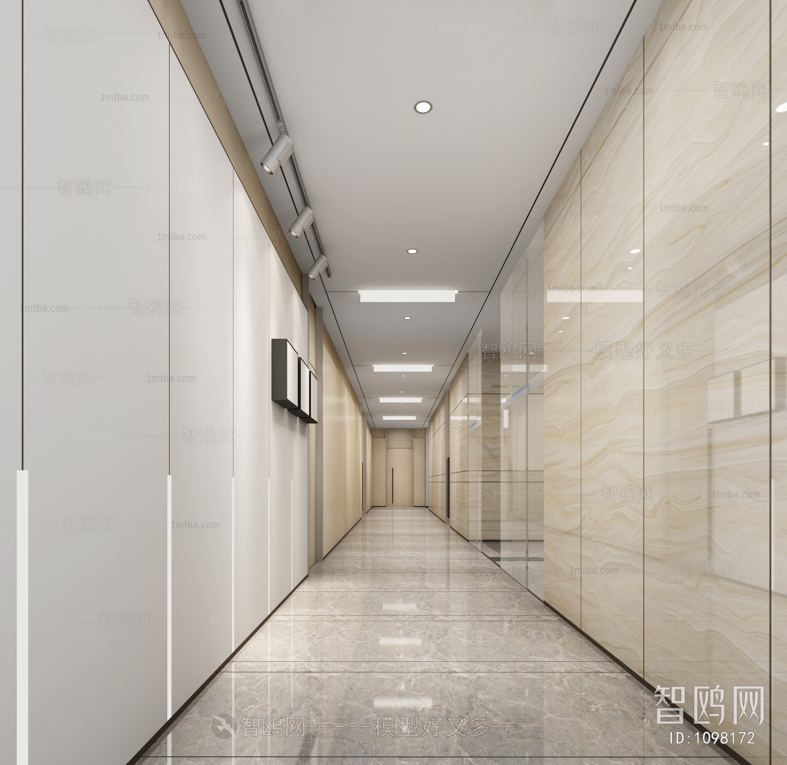 Modern Corridor/elevator Hall