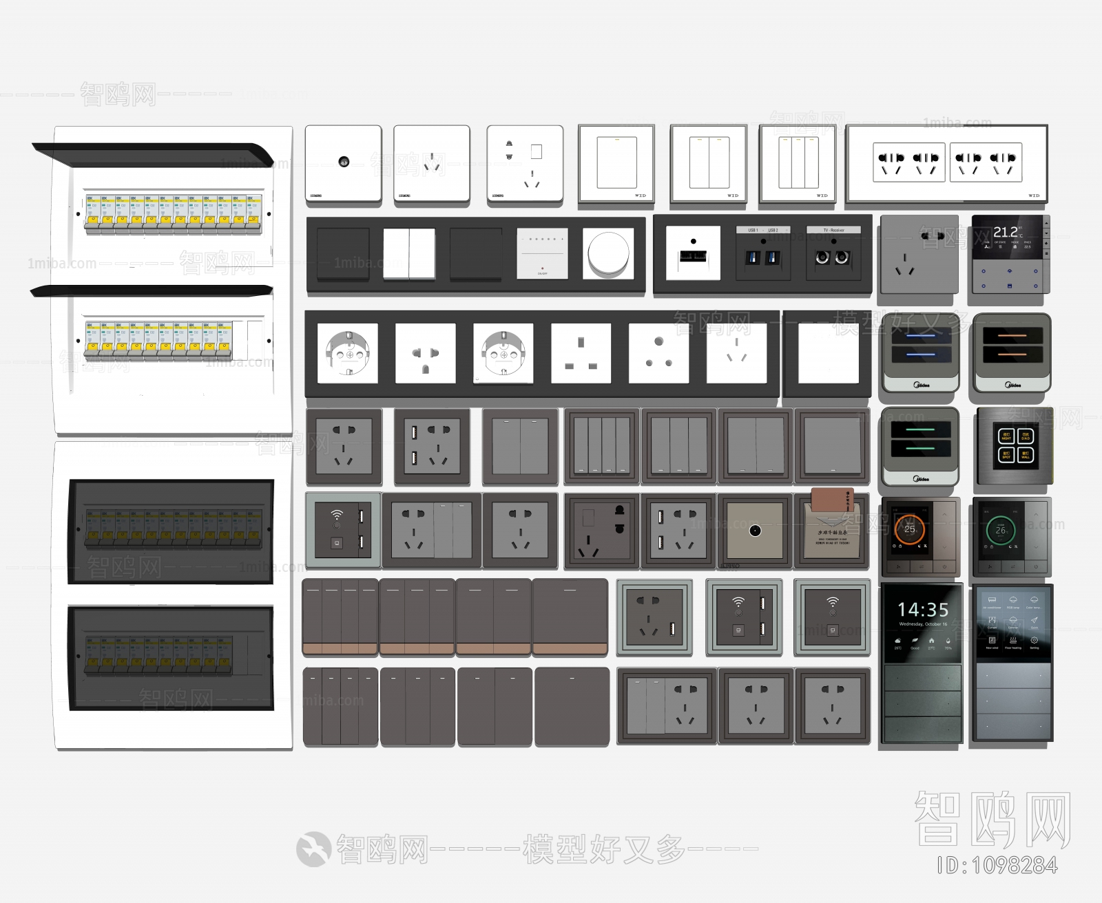 Modern Switch Socket Panel