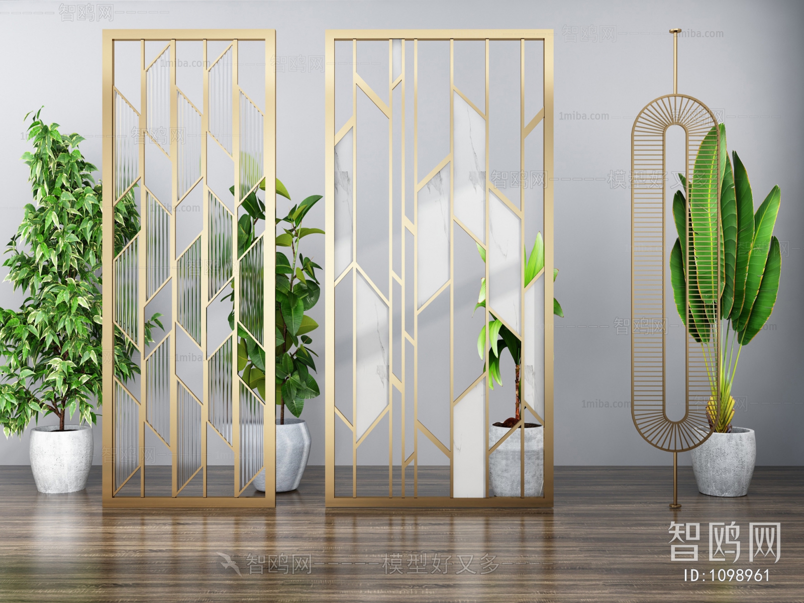 Modern Metal Screen Partition