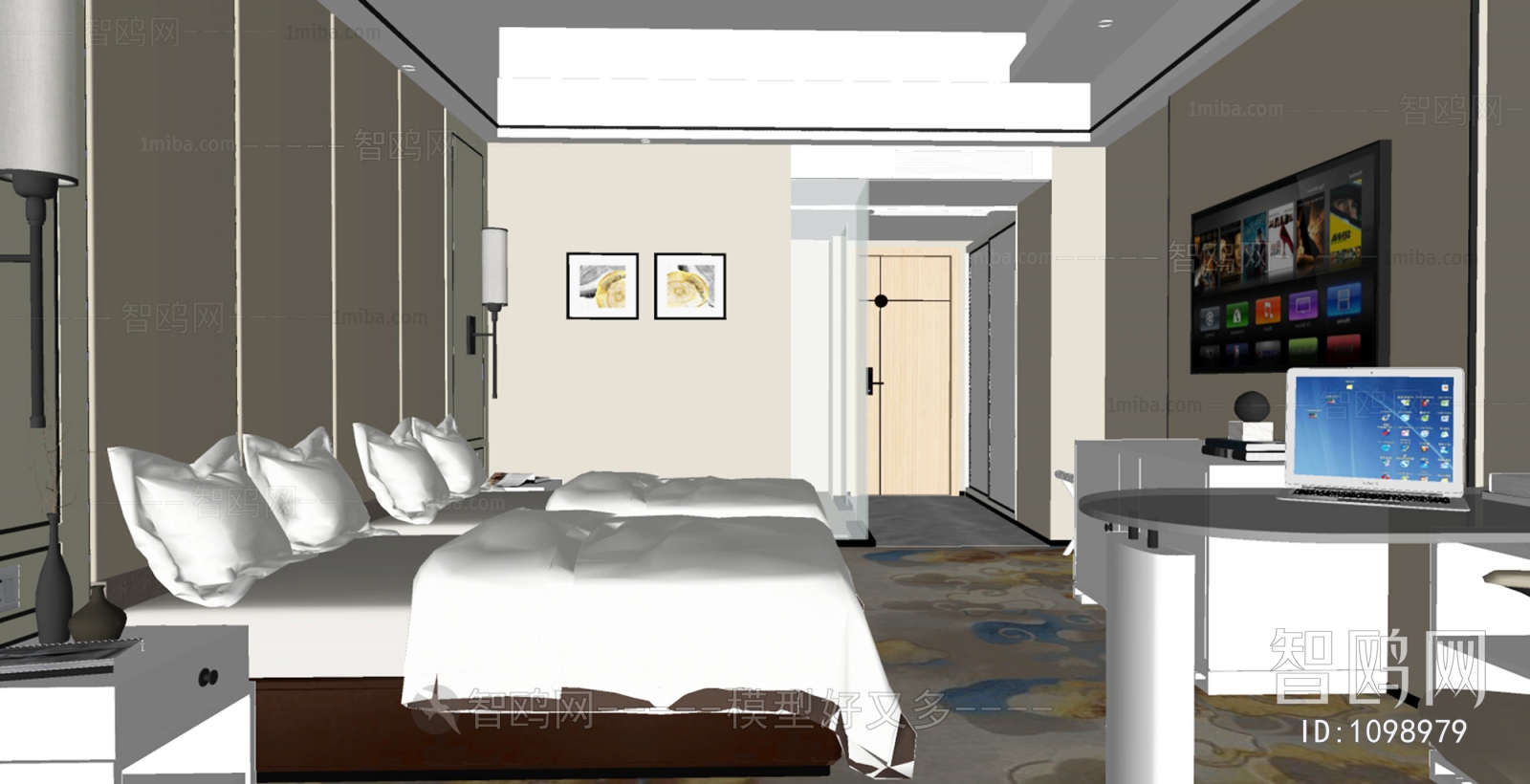 Modern Guest Room