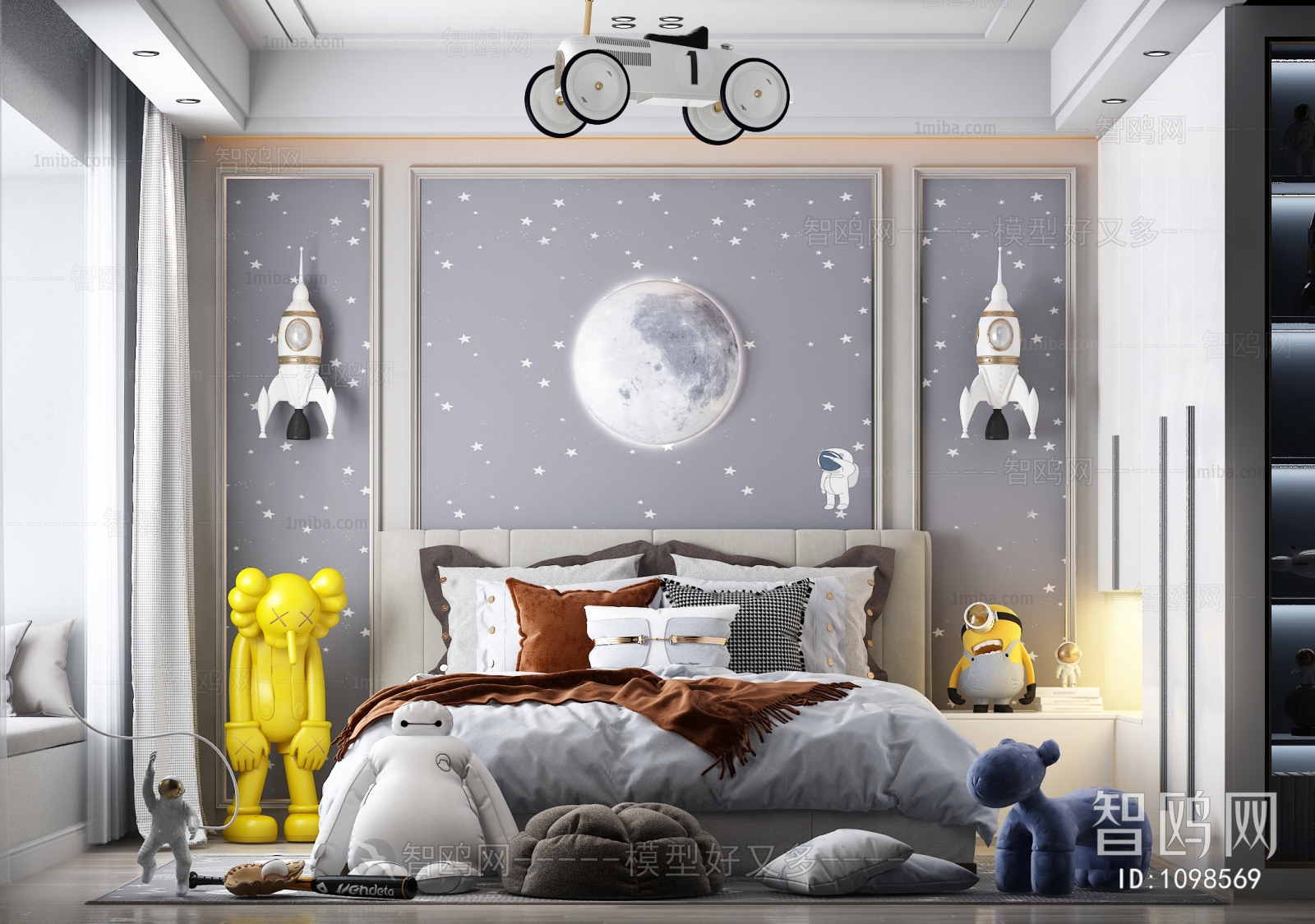 Simple European Style Children's Room