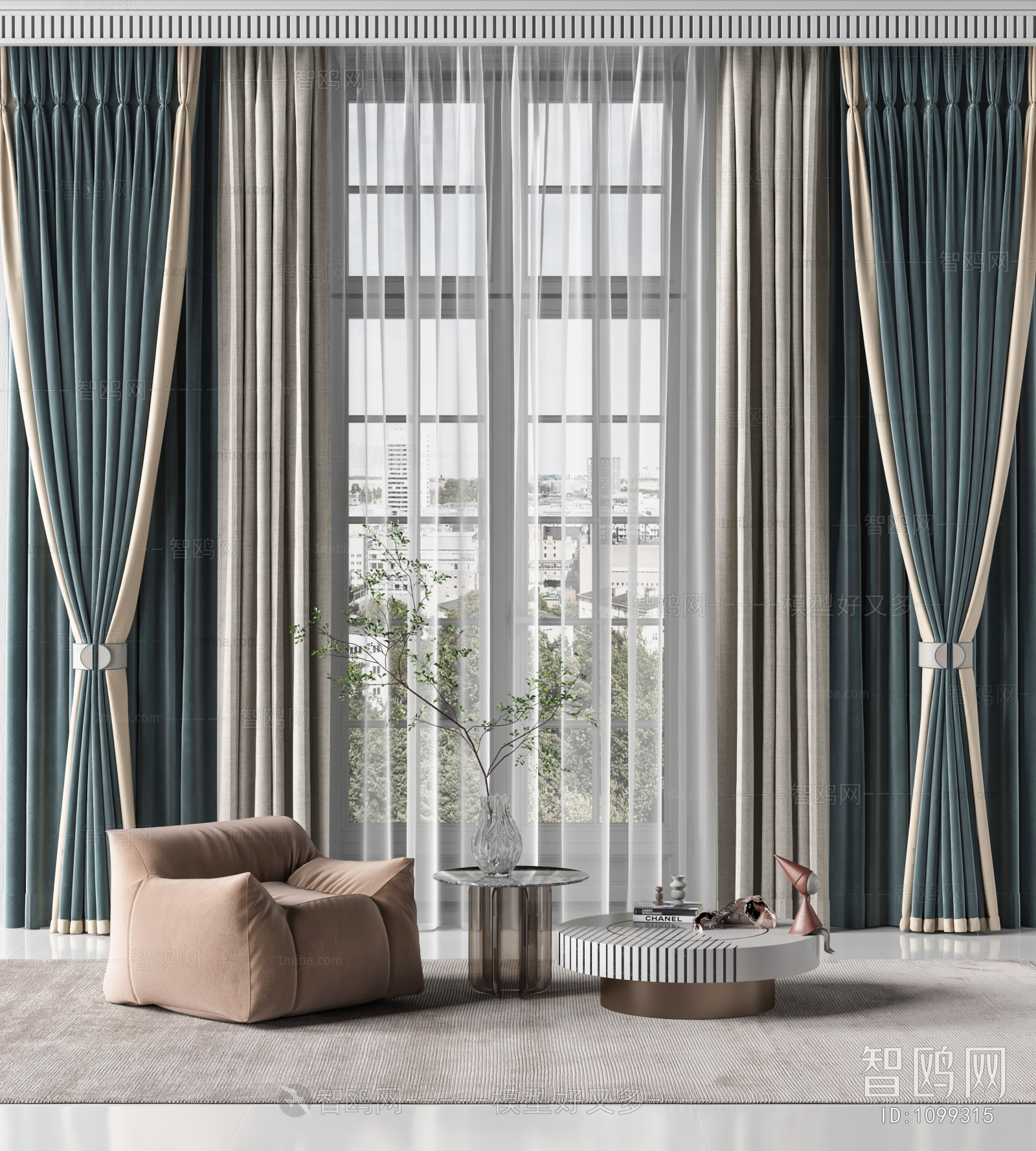 Modern The Curtain