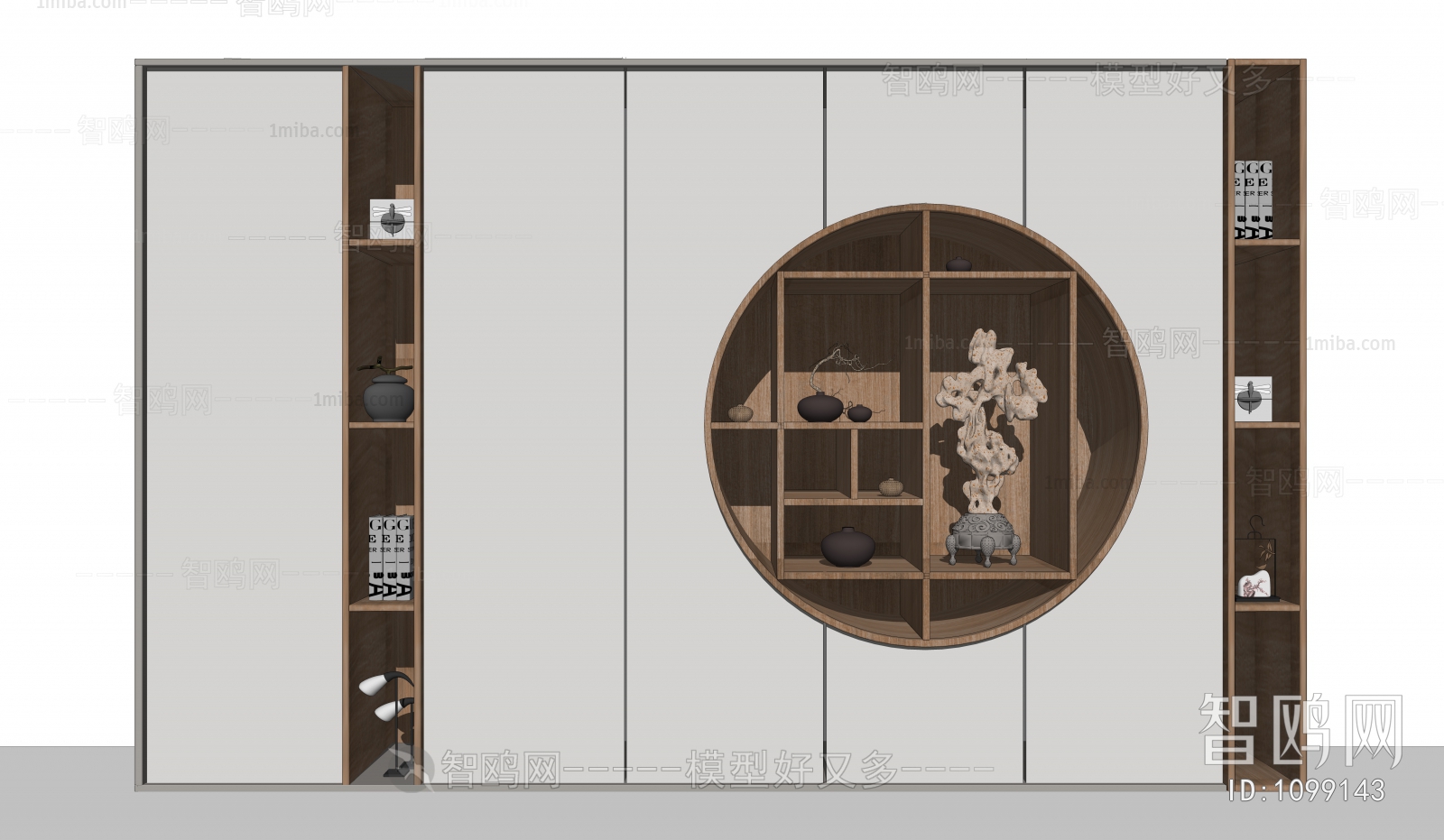 New Chinese Style Bookcase