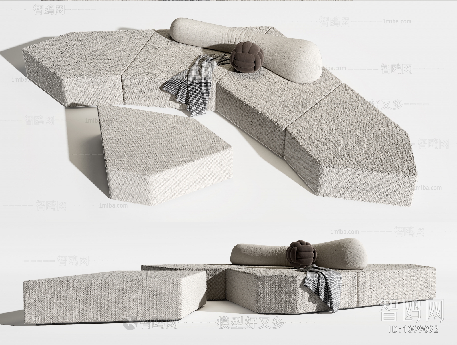 Modern Multi Person Sofa