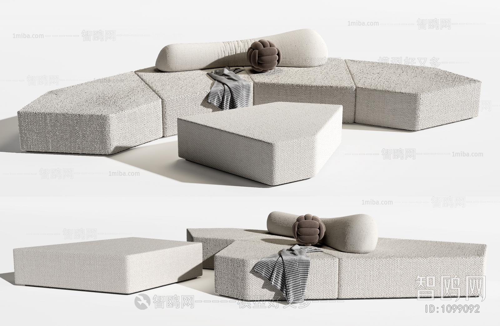 Modern Multi Person Sofa