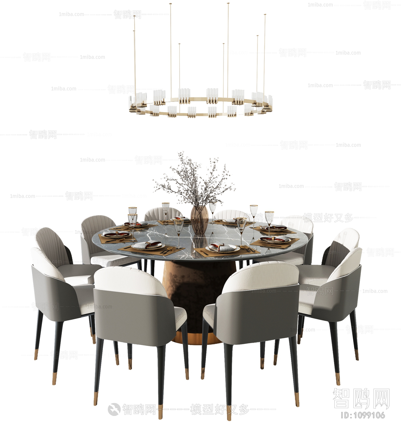 New Chinese Style Dining Table And Chairs