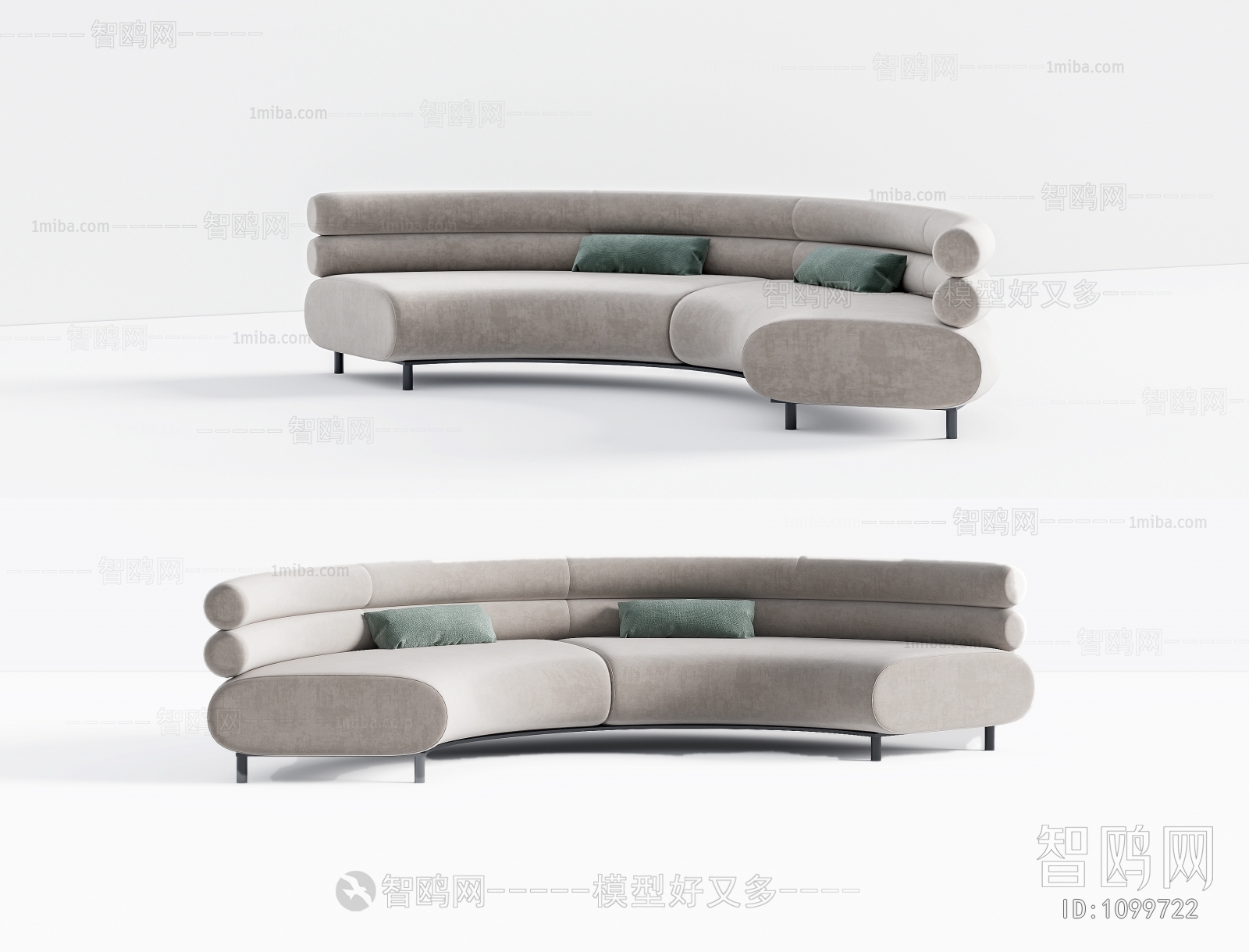 Modern Curved Sofa