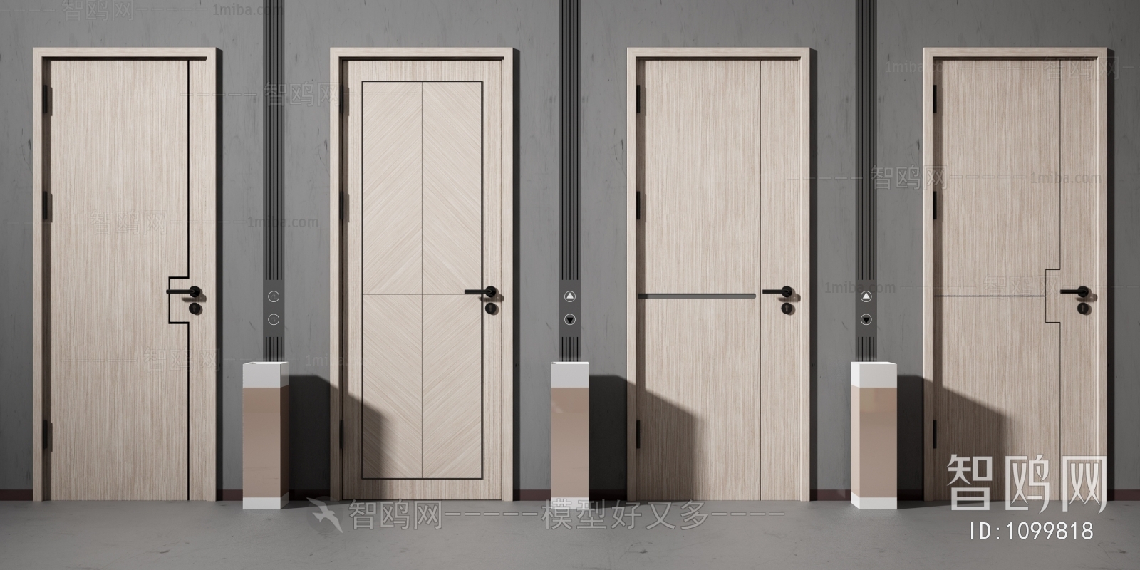 Modern Single Door