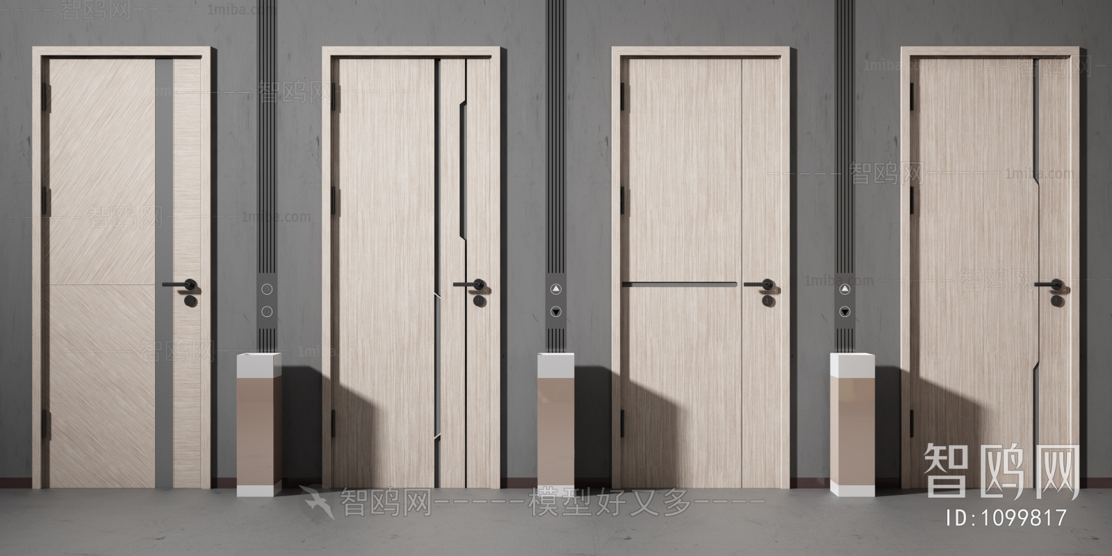 Modern Single Door