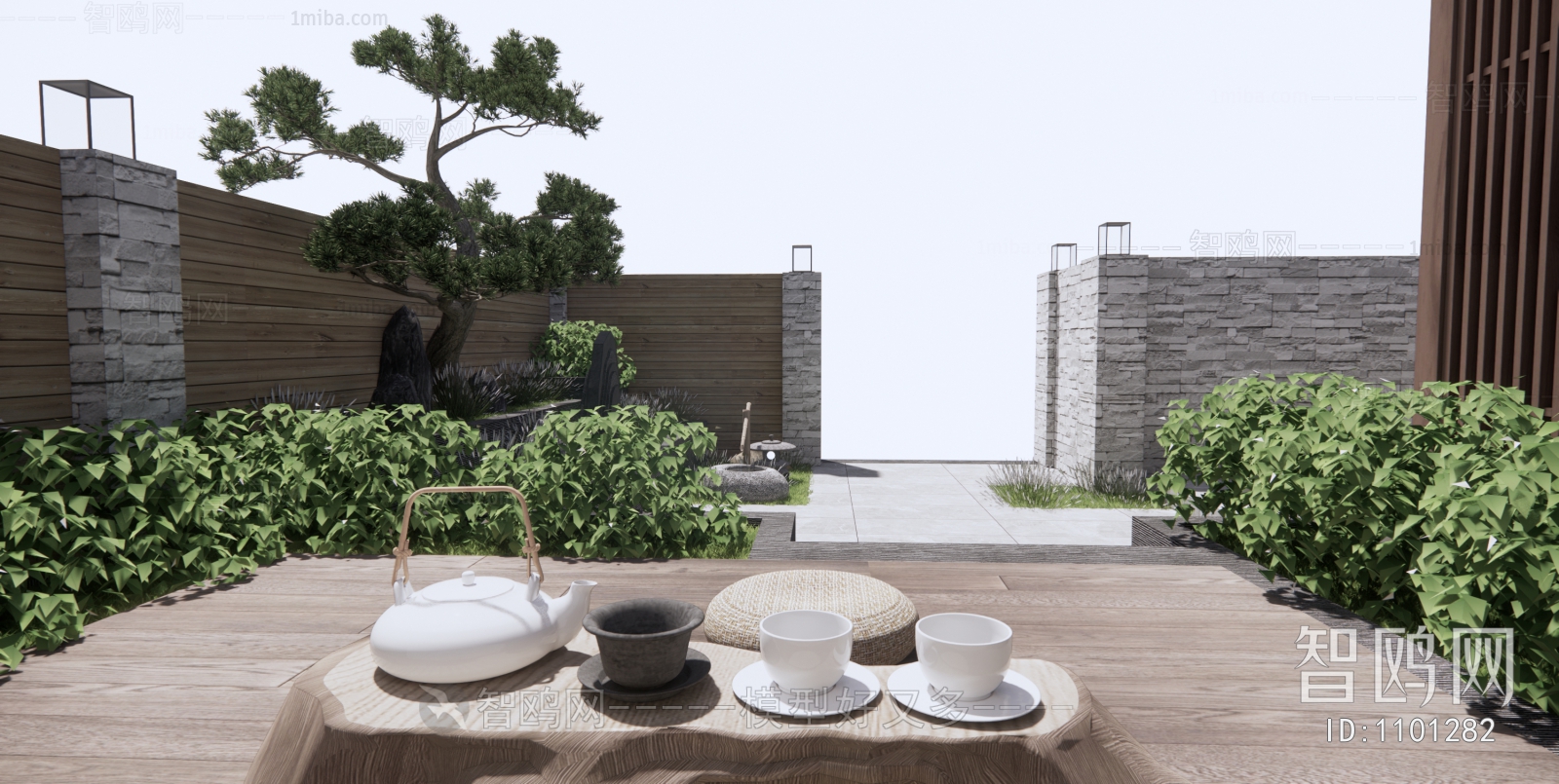 New Chinese Style Courtyard/landscape