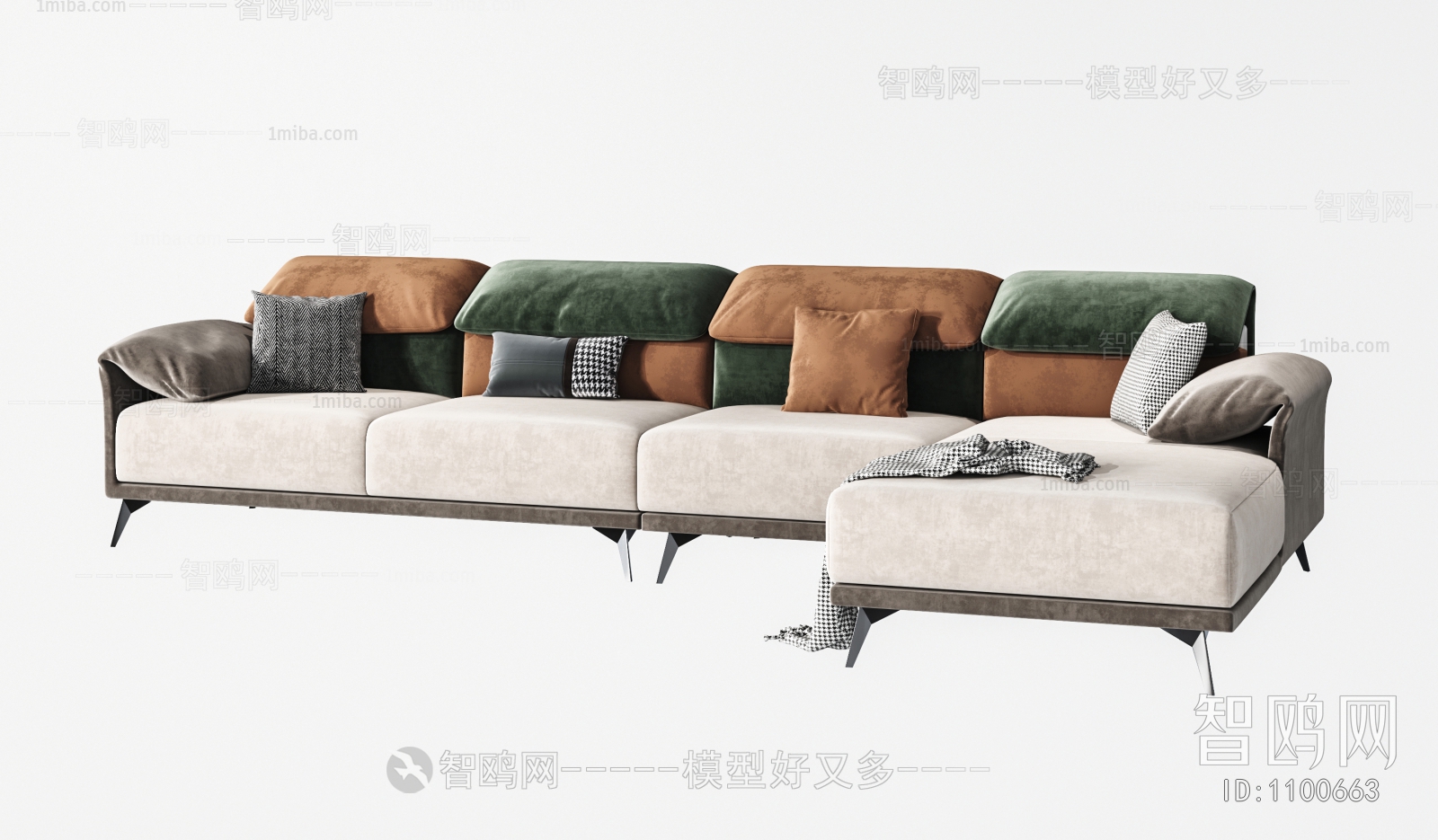 Modern Multi Person Sofa