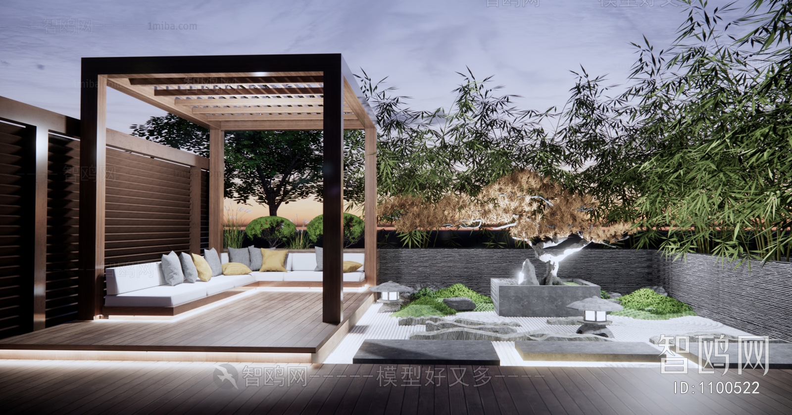 New Chinese Style Courtyard/landscape