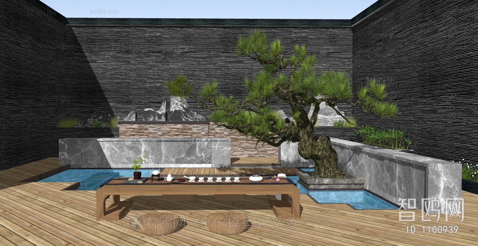 New Chinese Style Courtyard/landscape